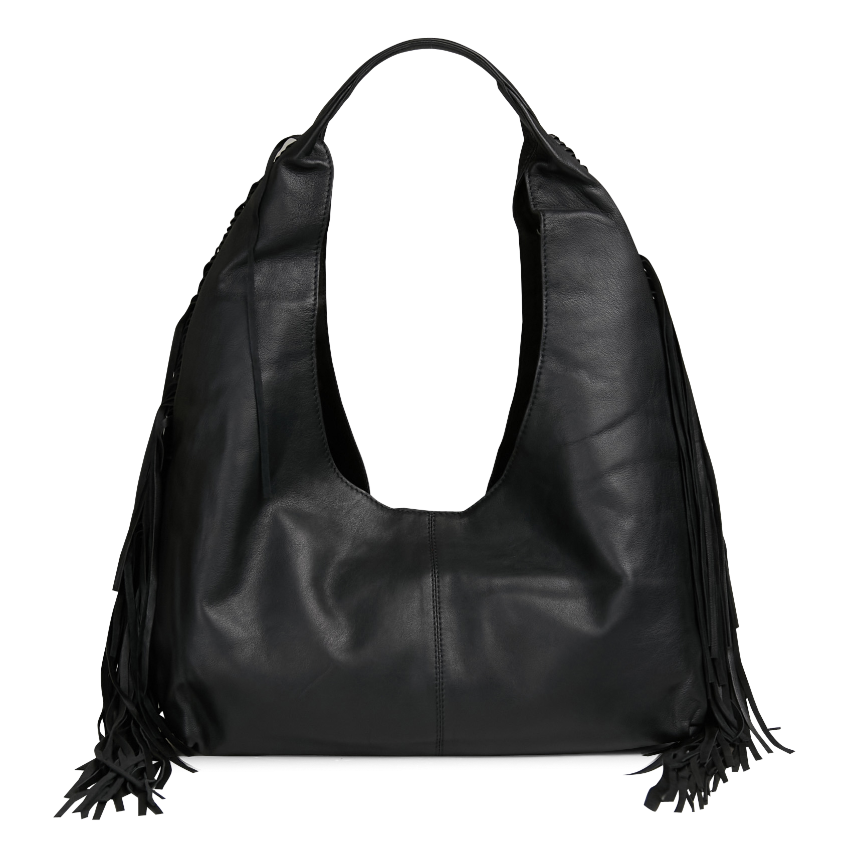 Leather clutch bag IKKS Black