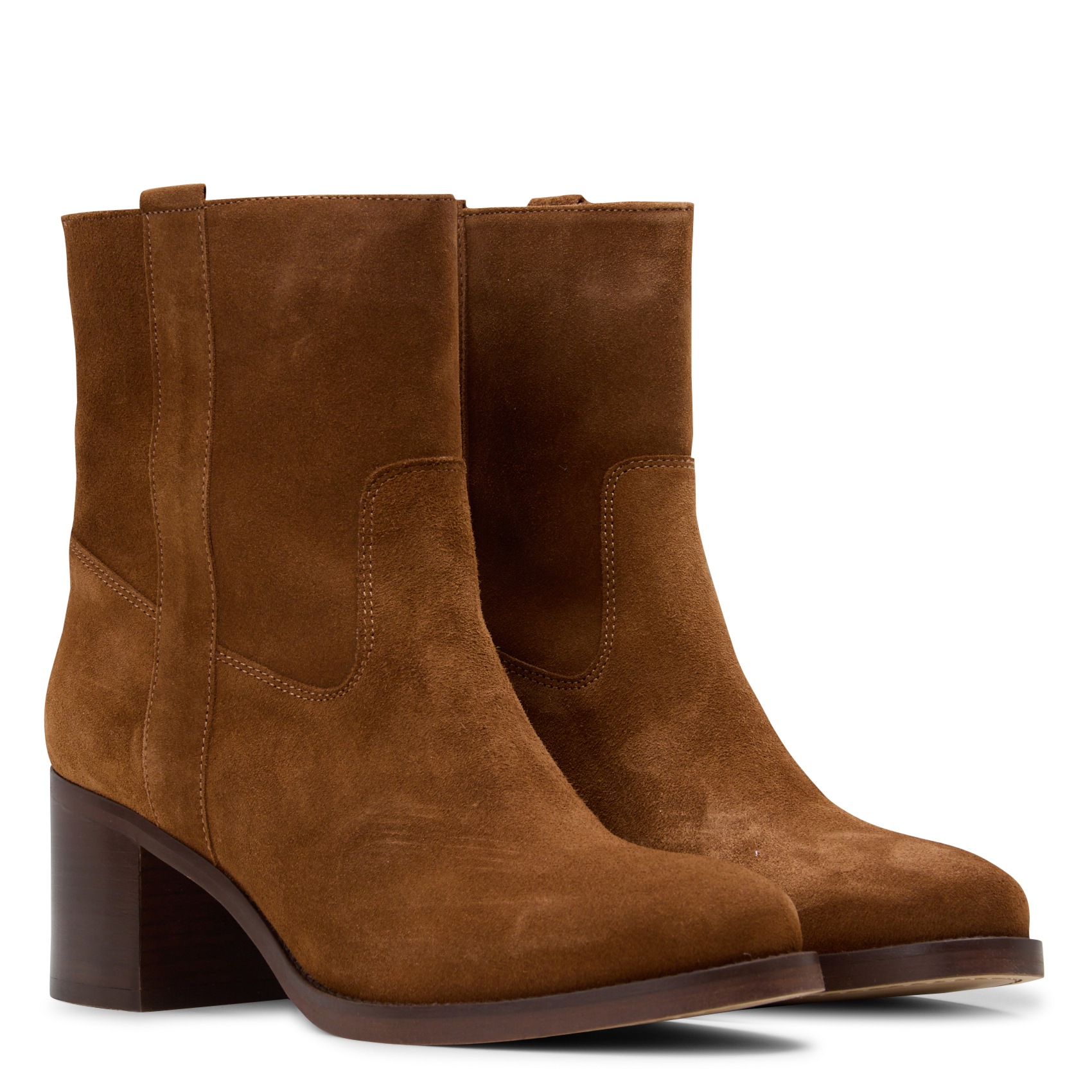 Stiefeletten aus Veloursleder LA FEE MARABOUTEE Braun