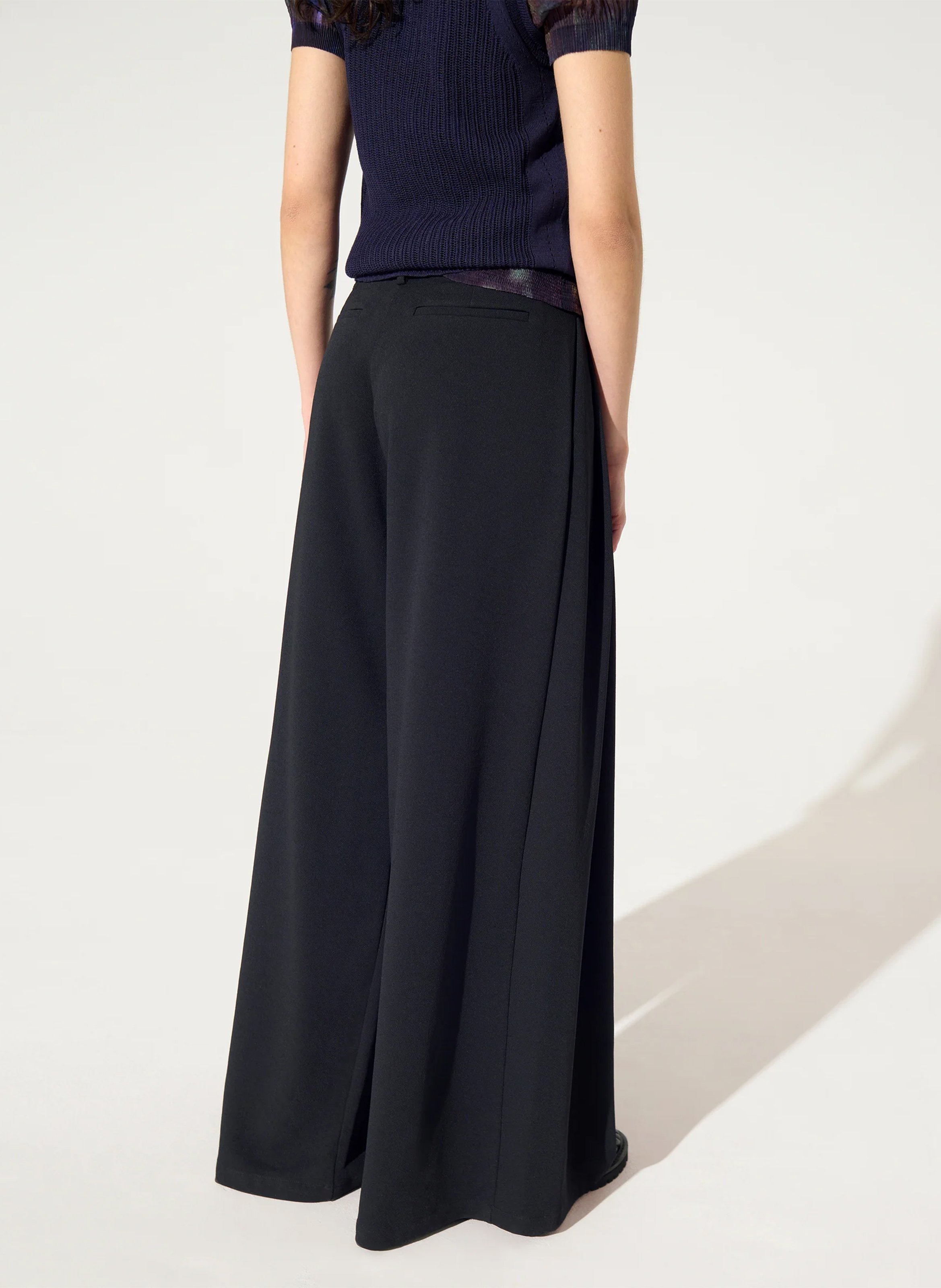 Wide trousers COTELAC Black