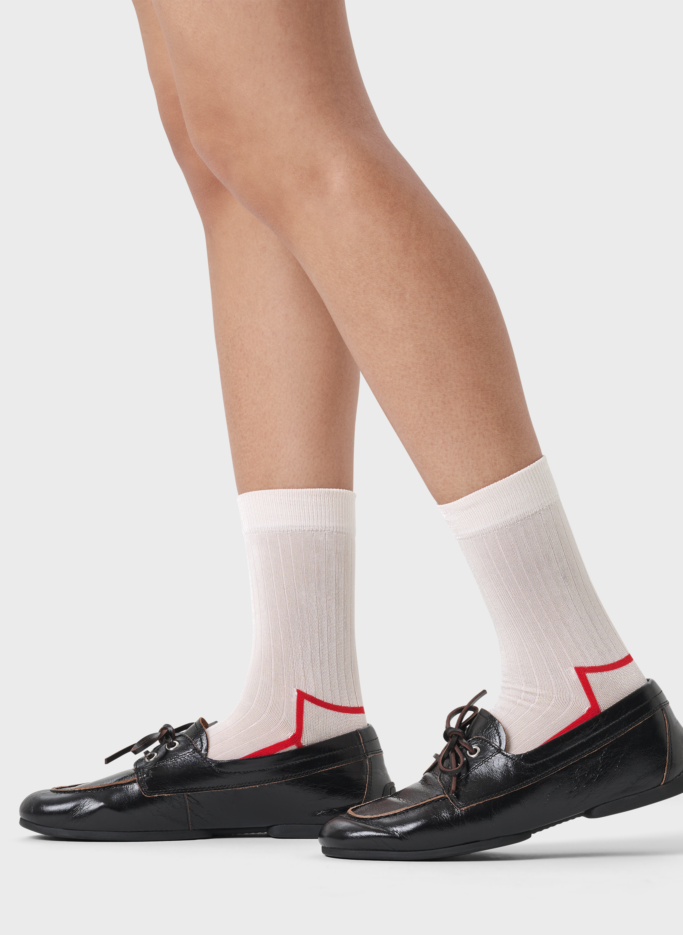 Chaussettes en jersey HAPPY SOCKS Blanc