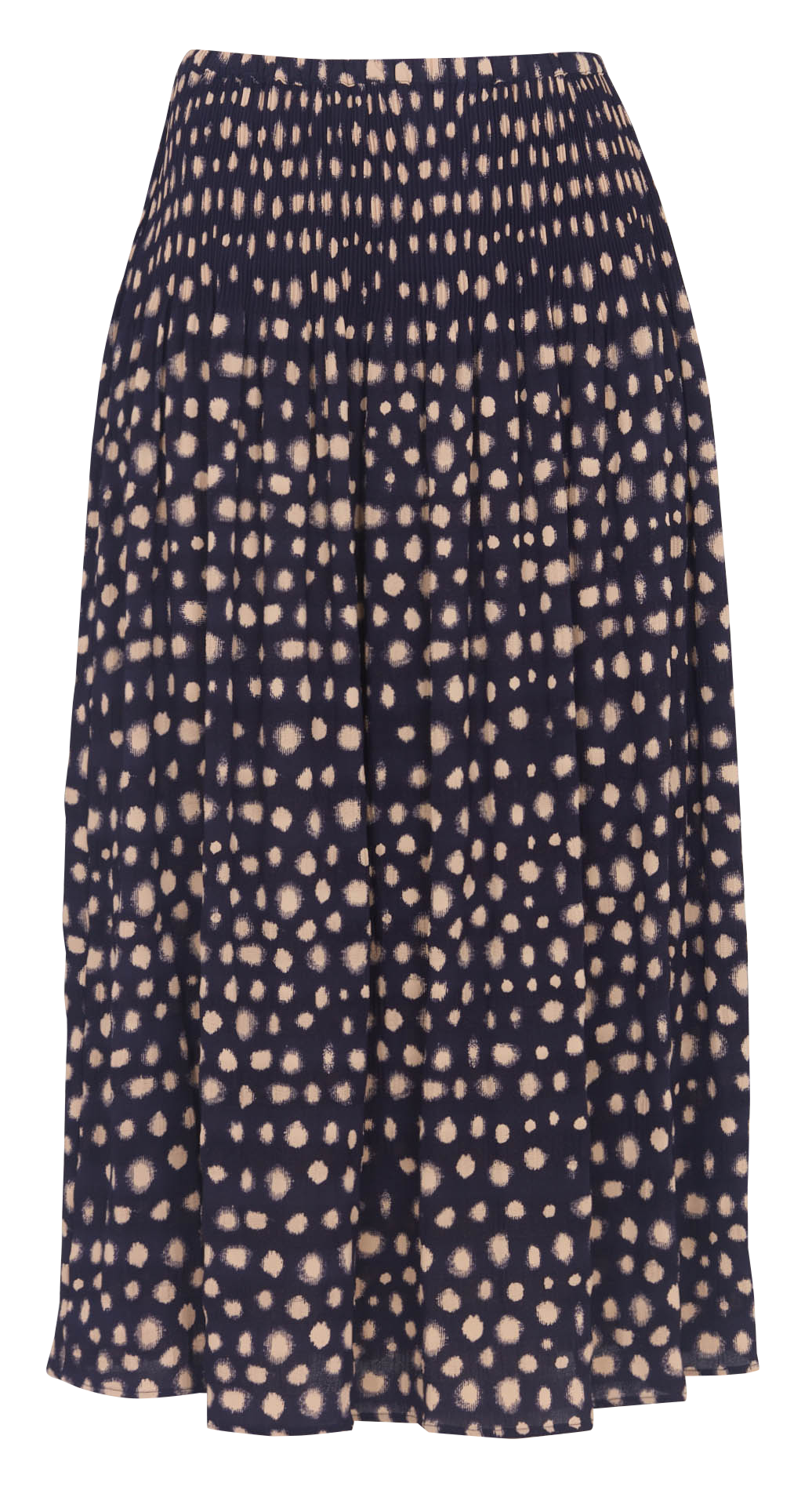 Midi Plissee Polka Dot Rock COTELAC Violett