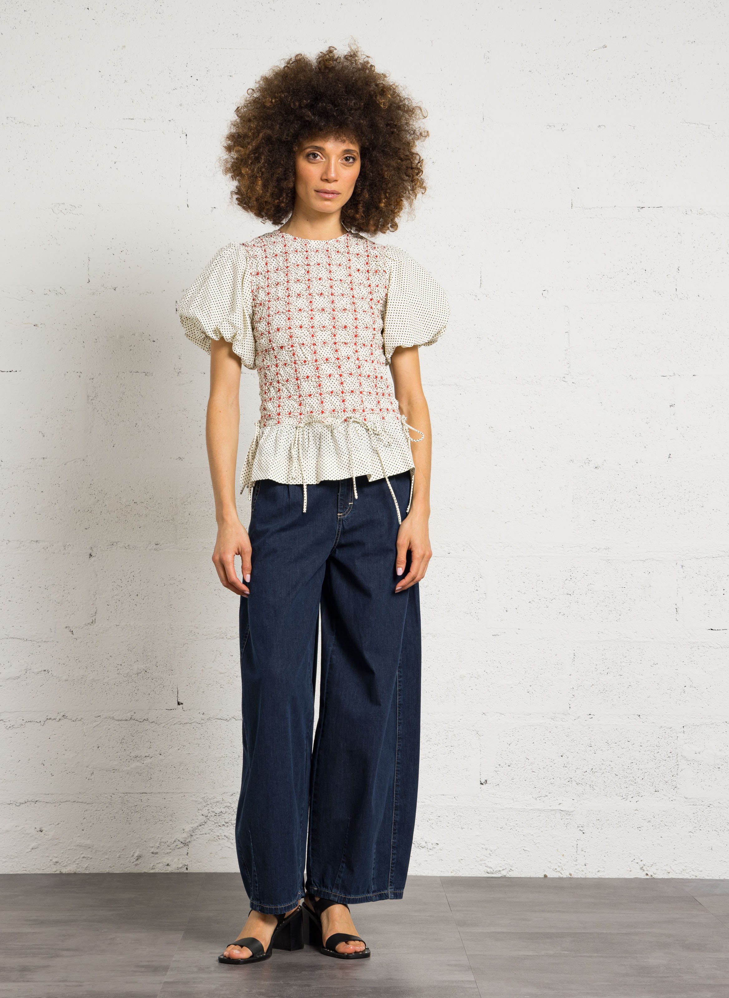 Weite Ballonjeans DAMSON MADDER Blau