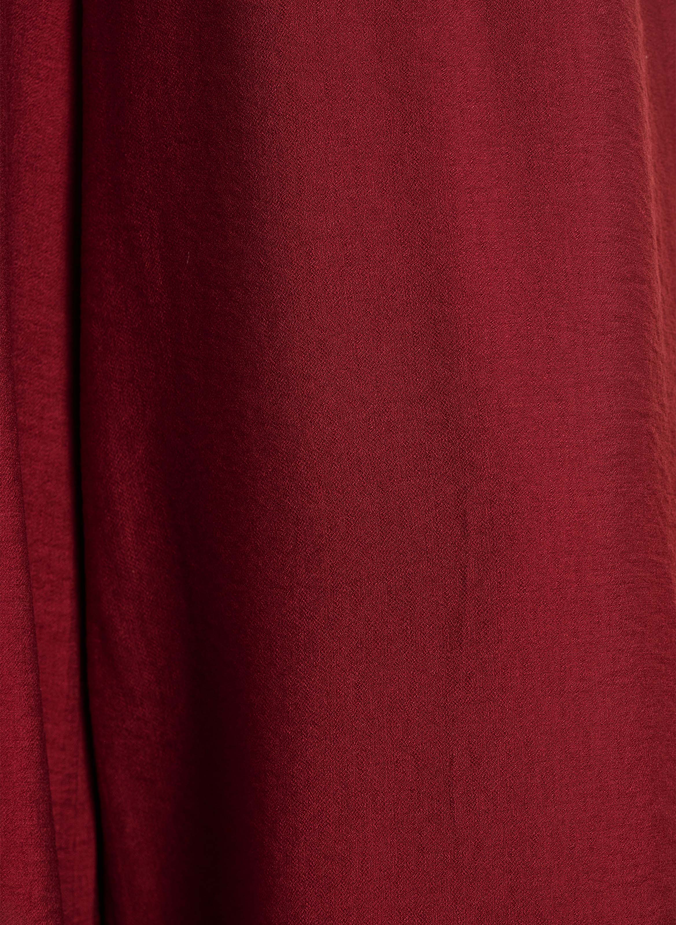 Lange soepele jumpsuit LA FEE MARABOUTEE Bruin