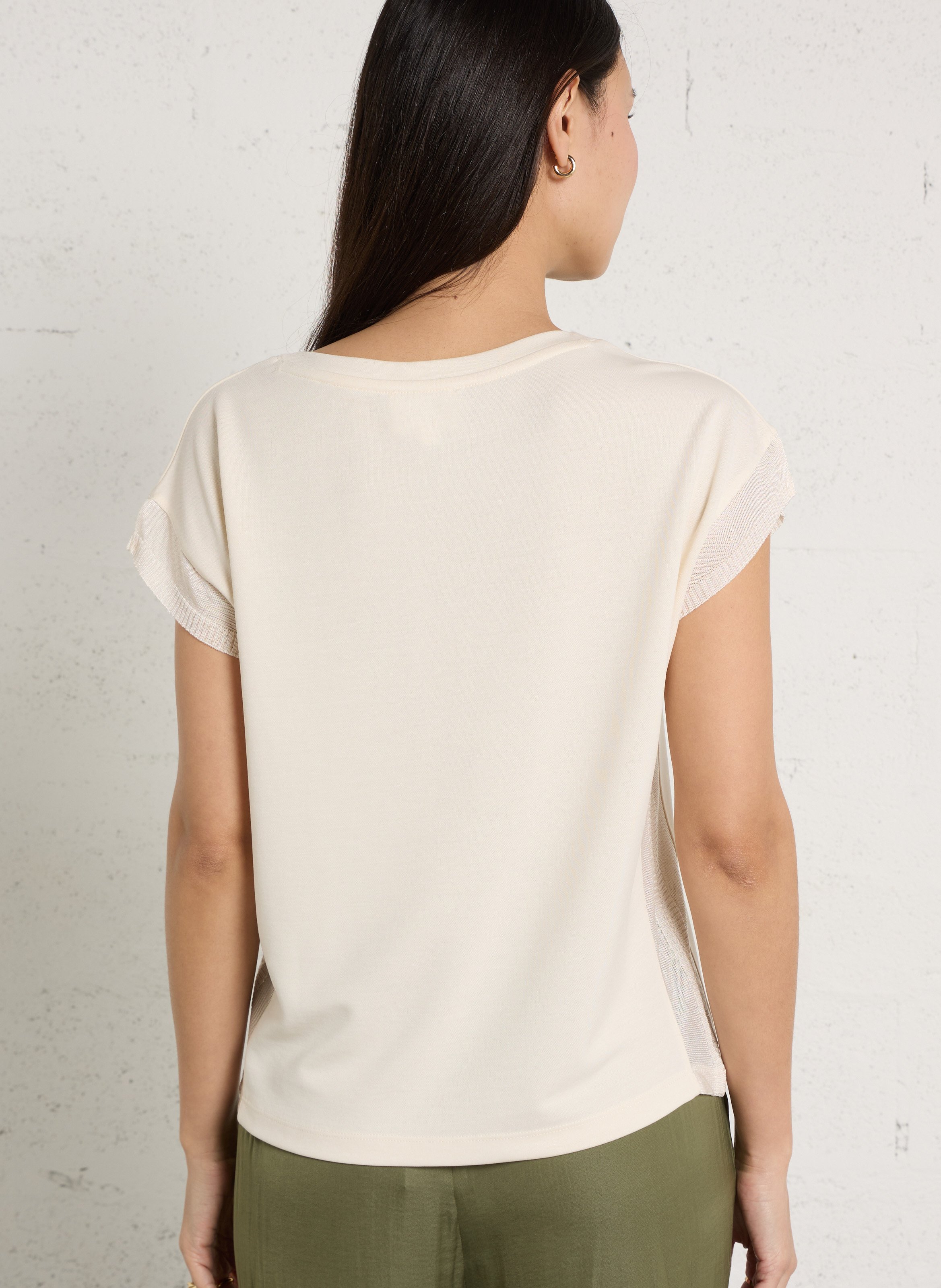 Tee-shirt col rond MAISON 123 Beige