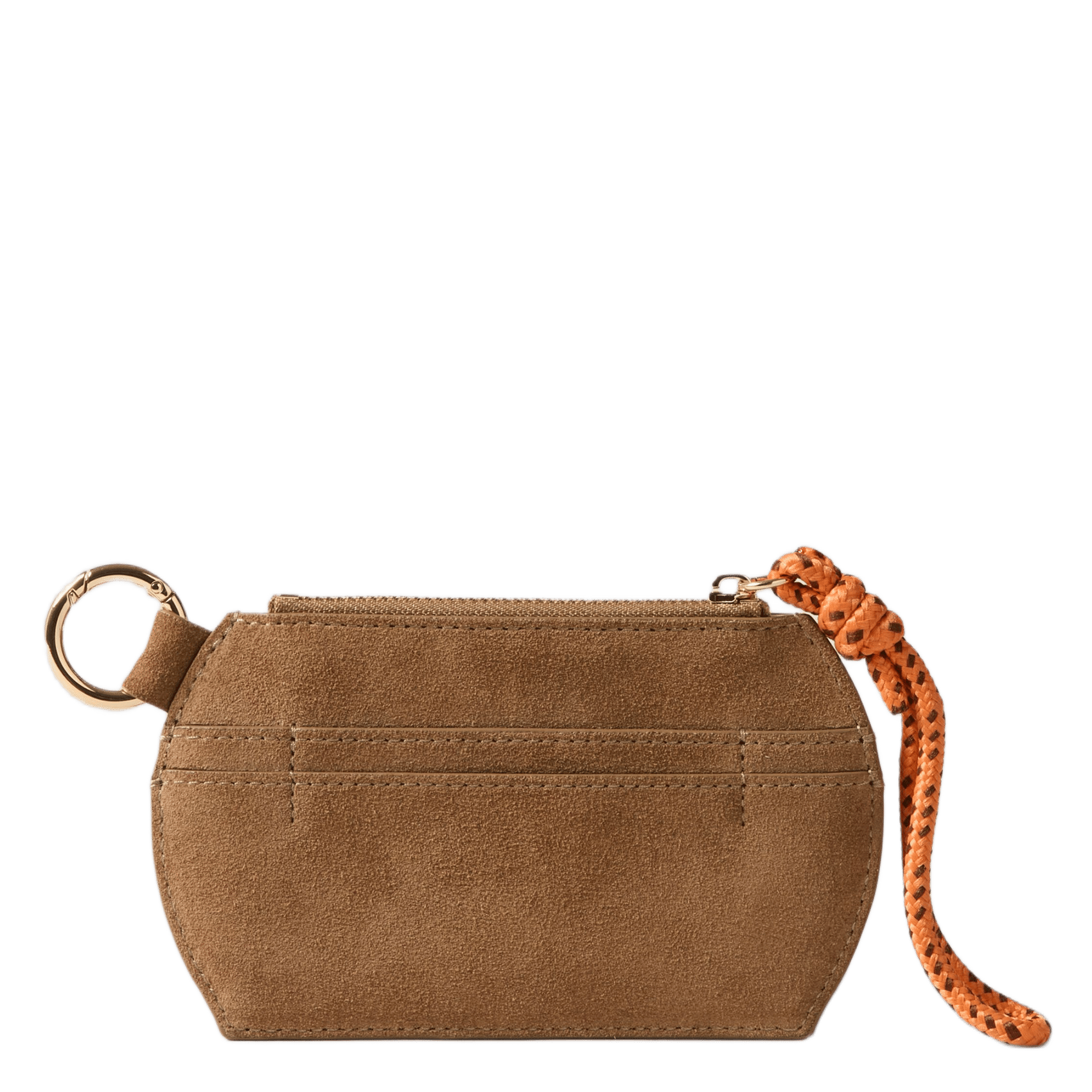 Suède portemonnee CLAUDIE PIERLOT Beige