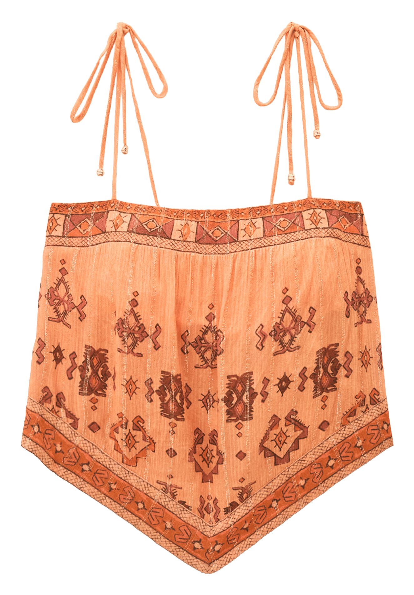 Printed crop top BA&SH Orange