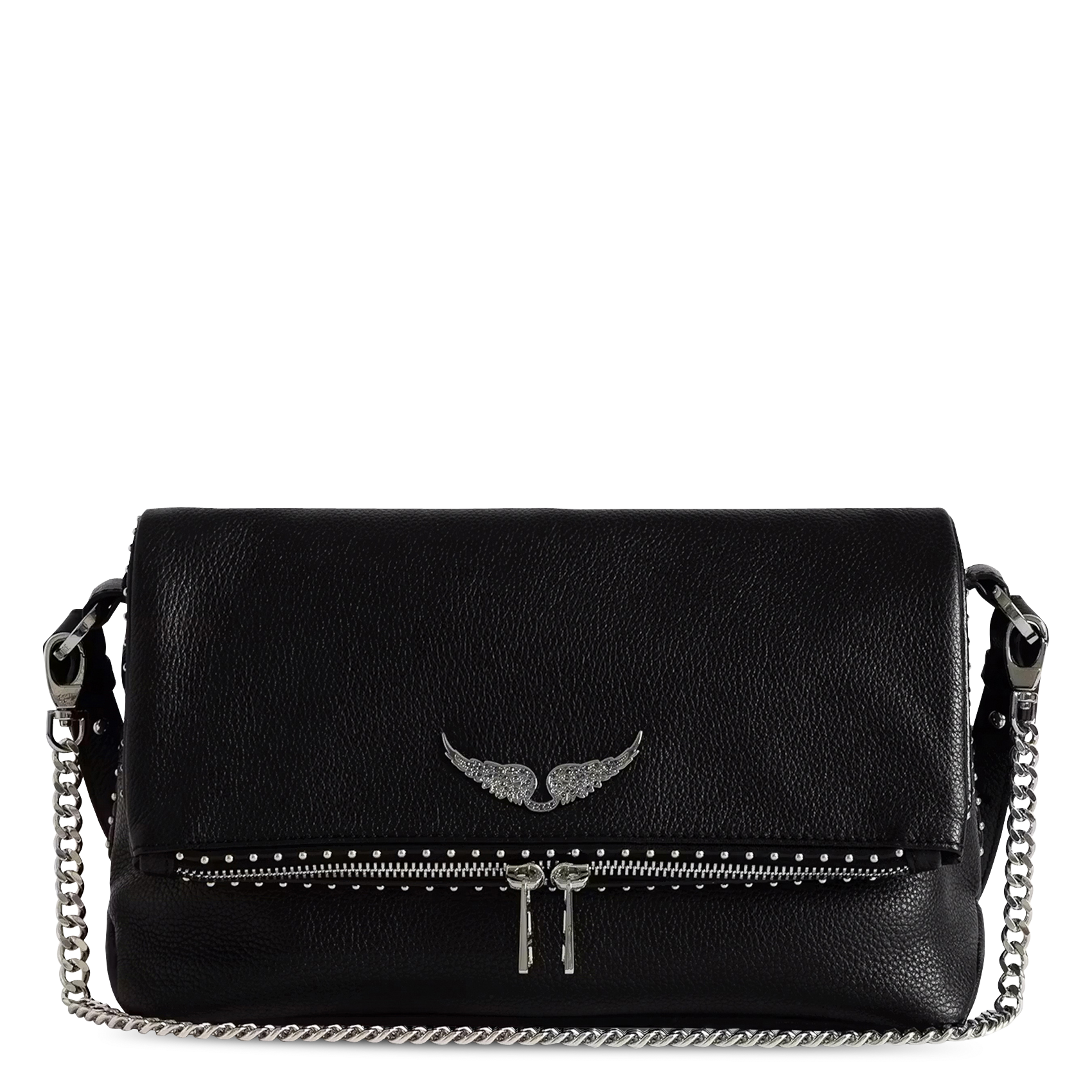 Umhängetasche aus Leder ZADIG&VOLTAIRE Schwarz