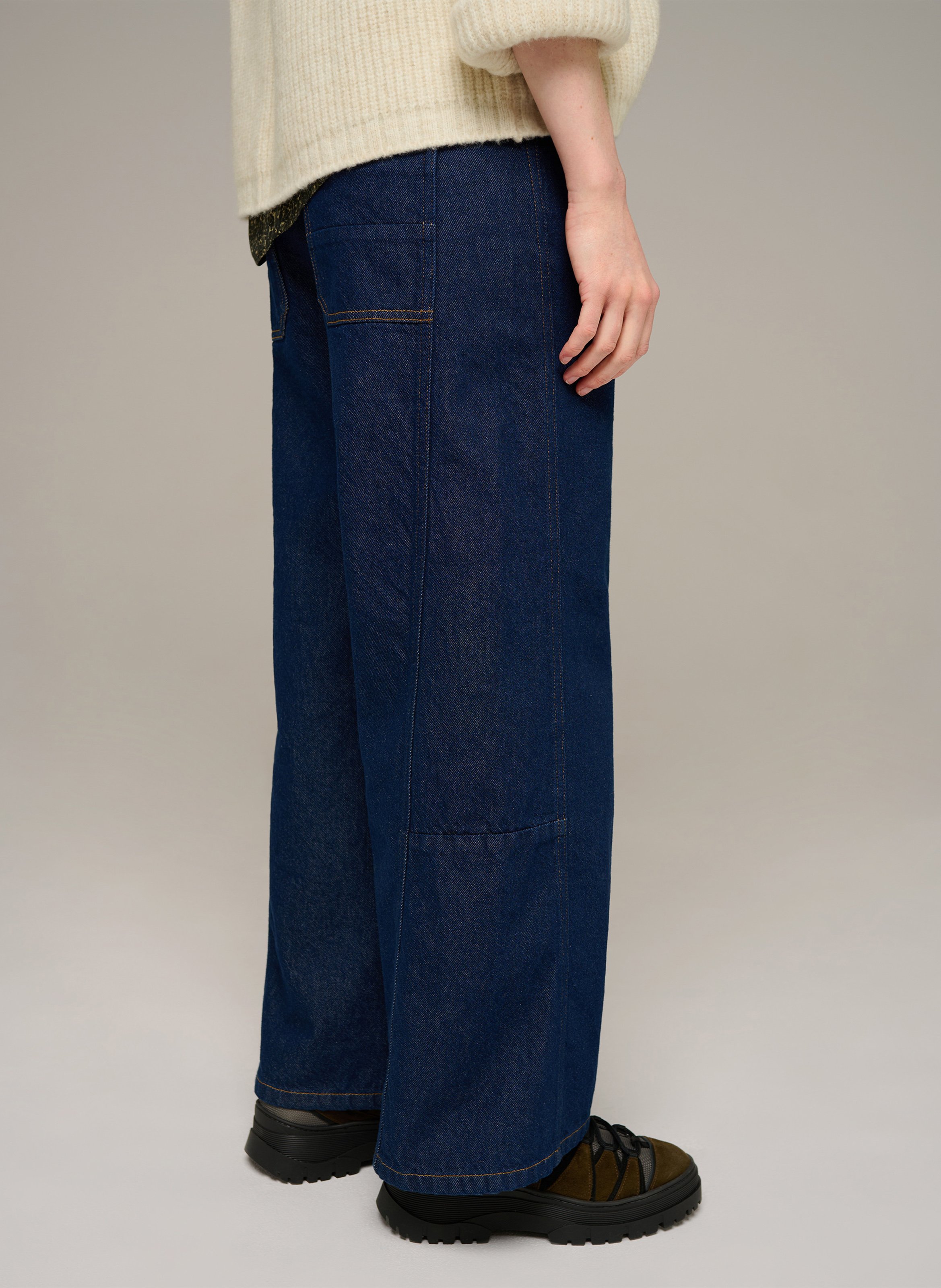 Wijde, raw jeans COTELAC ACOTE Blauw