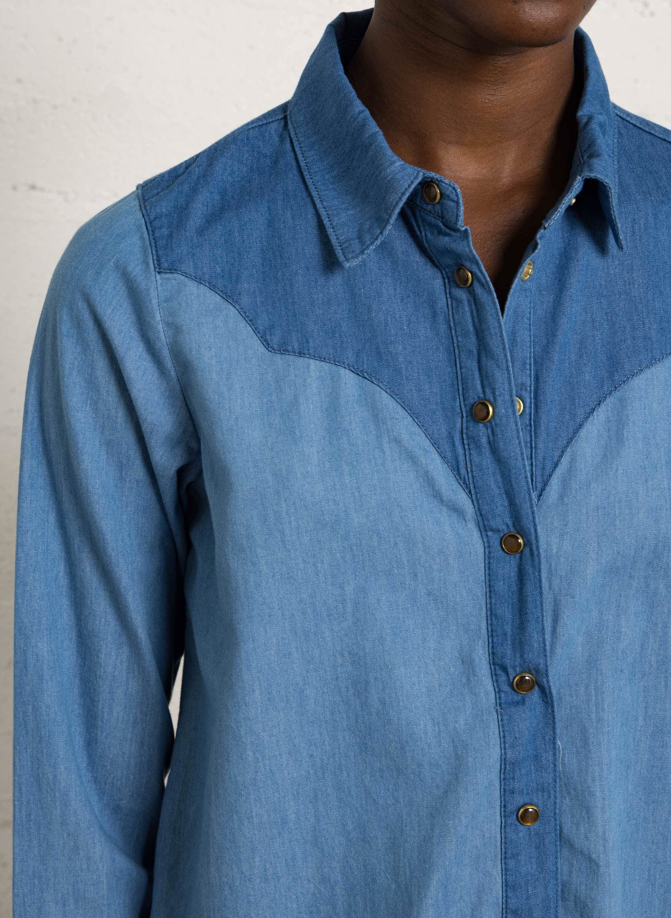 Chemise oversize en coton LA PETITE ETOILE Jean Stone