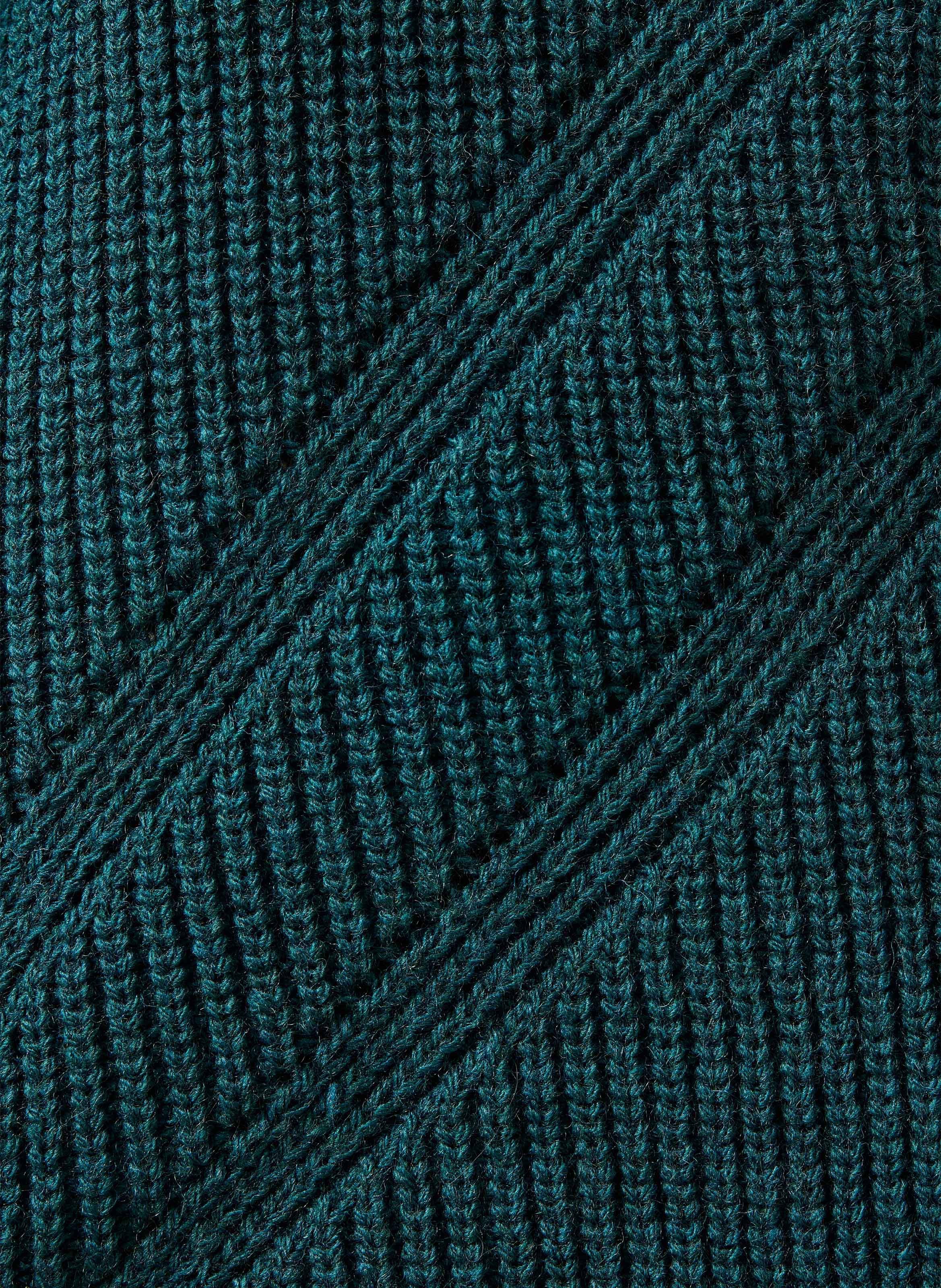 Ruim vest met V-hals LA FEE MARABOUTEE Blauw