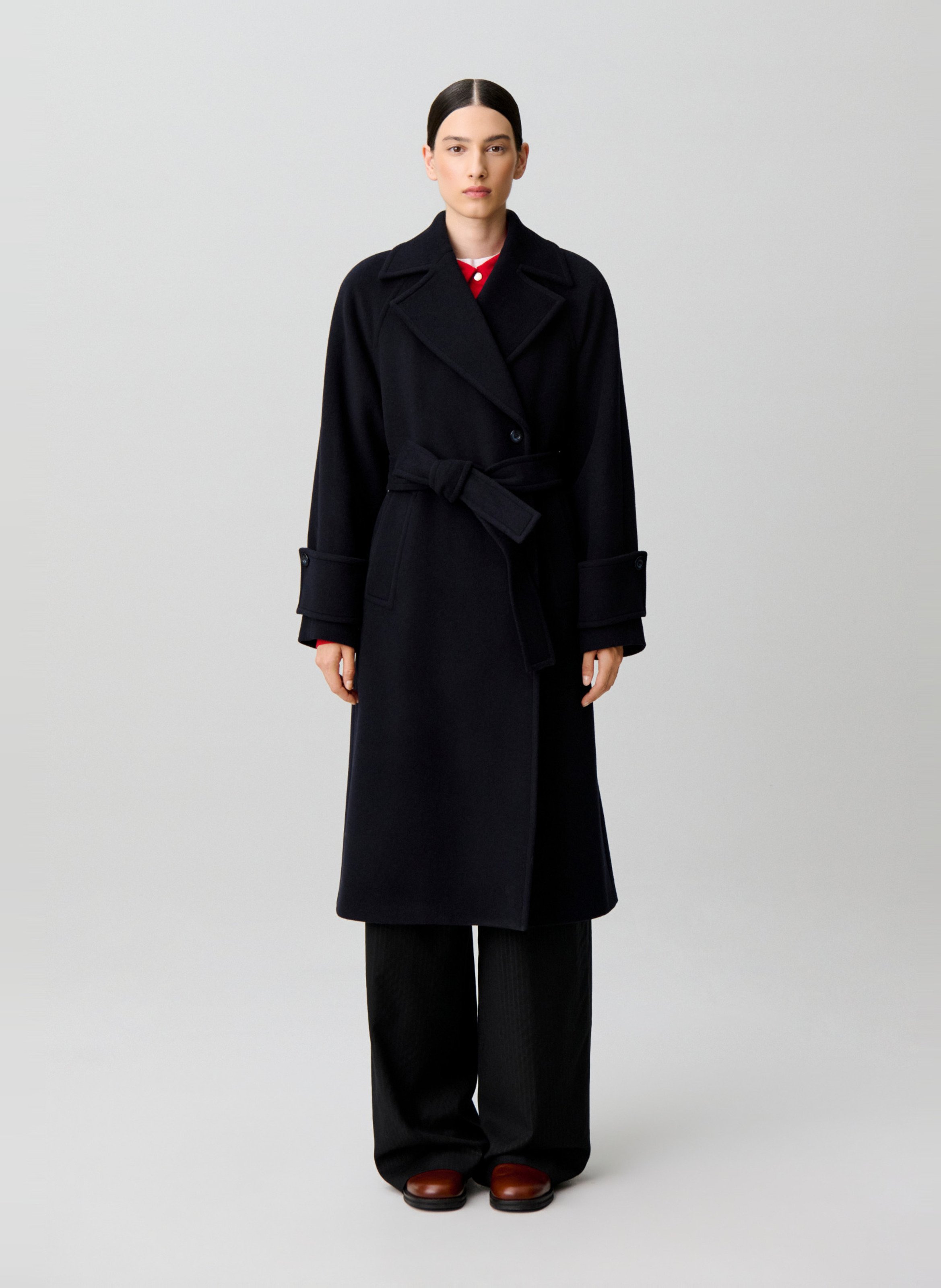 Wendemantel aus Wolle CLAUDIE PIERLOT Blau