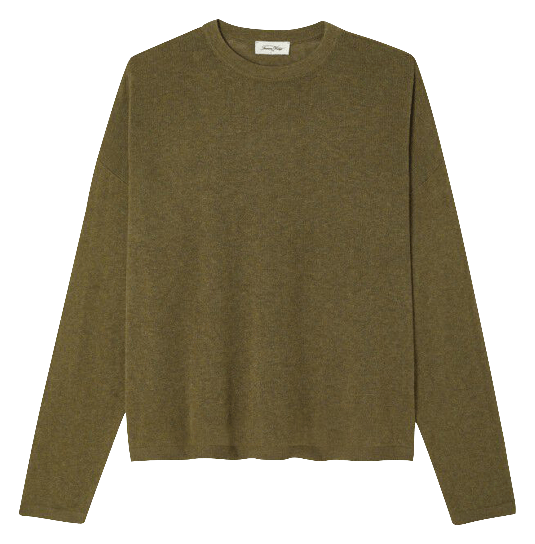 Oversized katoenen trui AMERICAN VINTAGE Groen