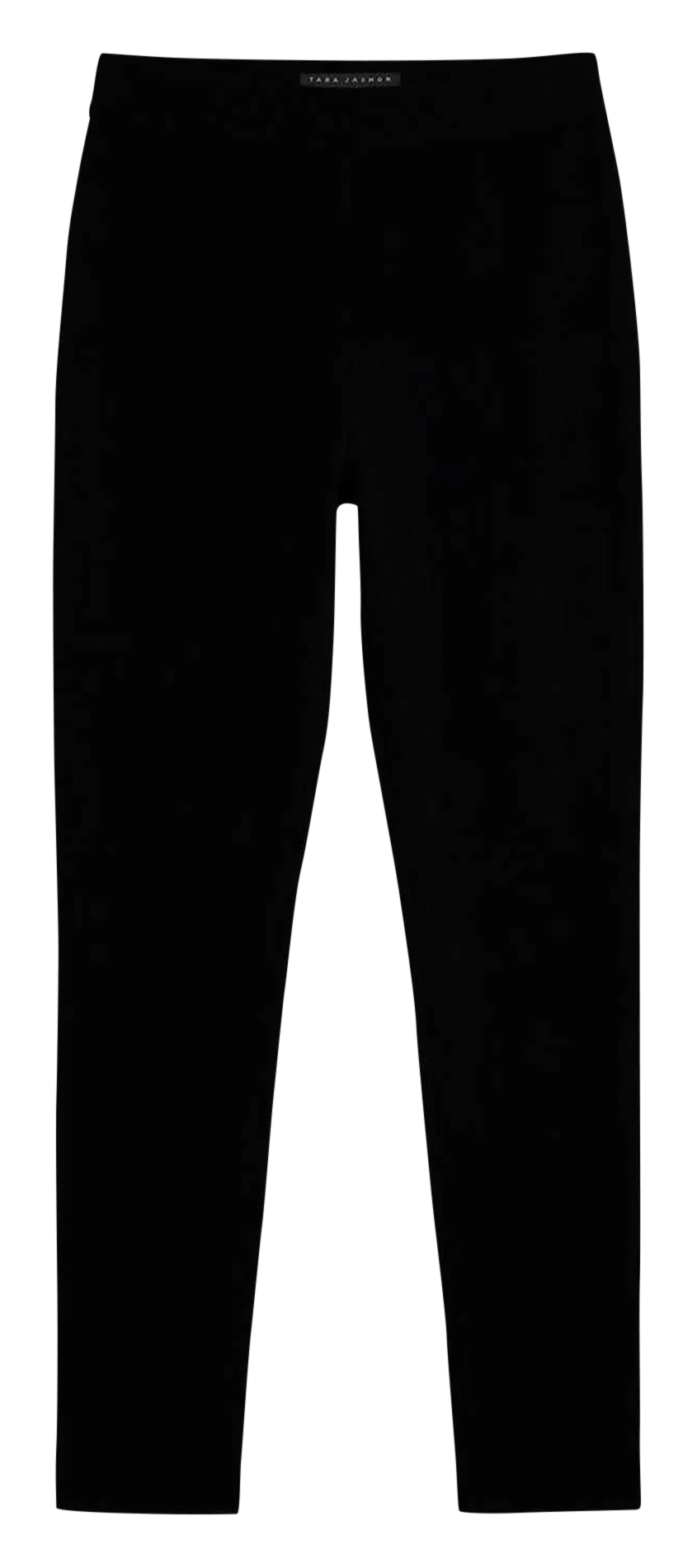 Einfarbige Slim-Fit-Hose mit hohem Bund TARA JARMON Schwarz