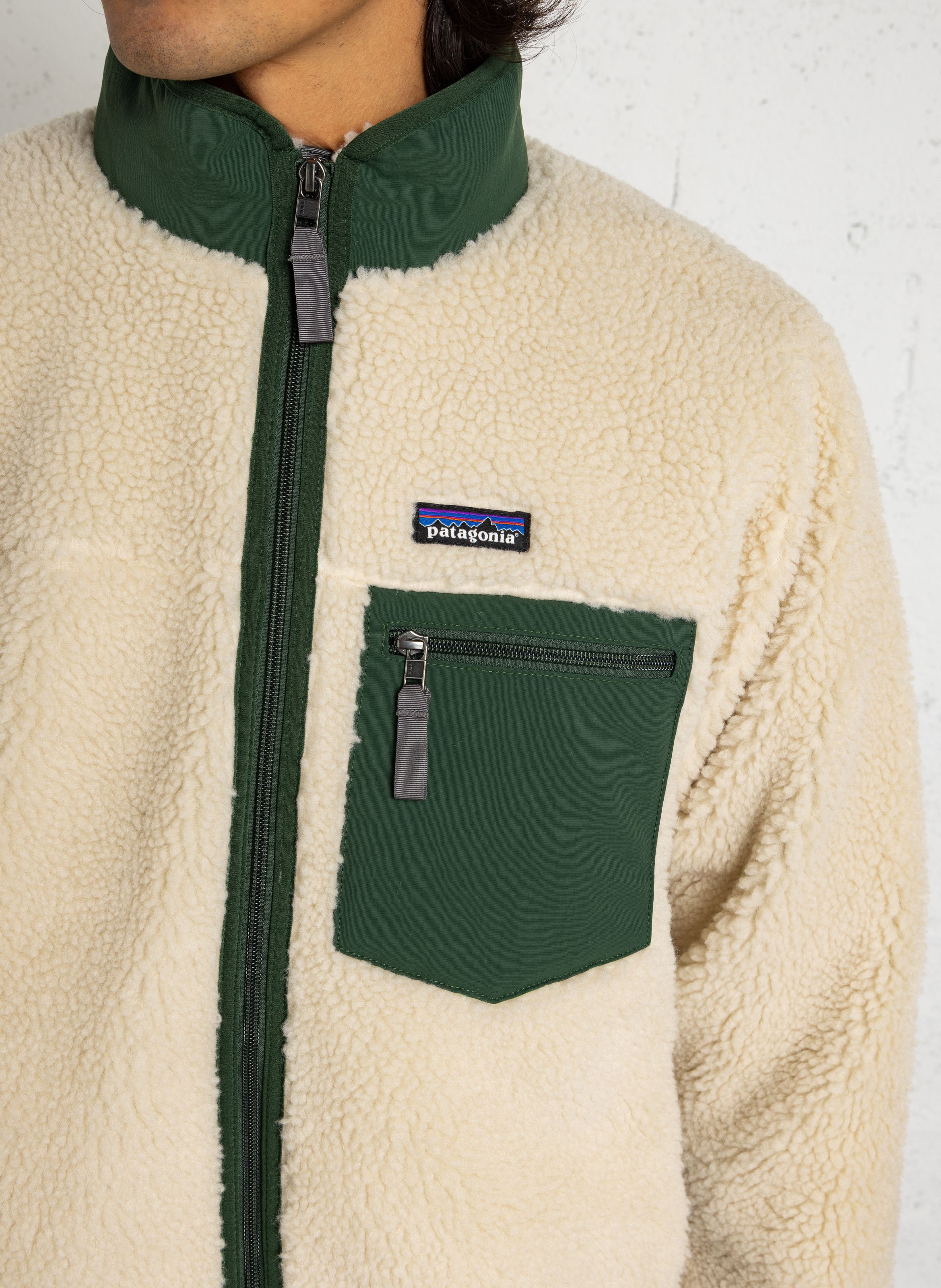 Sherpa-Jacke mit Stehkragen PATAGONIA Grun