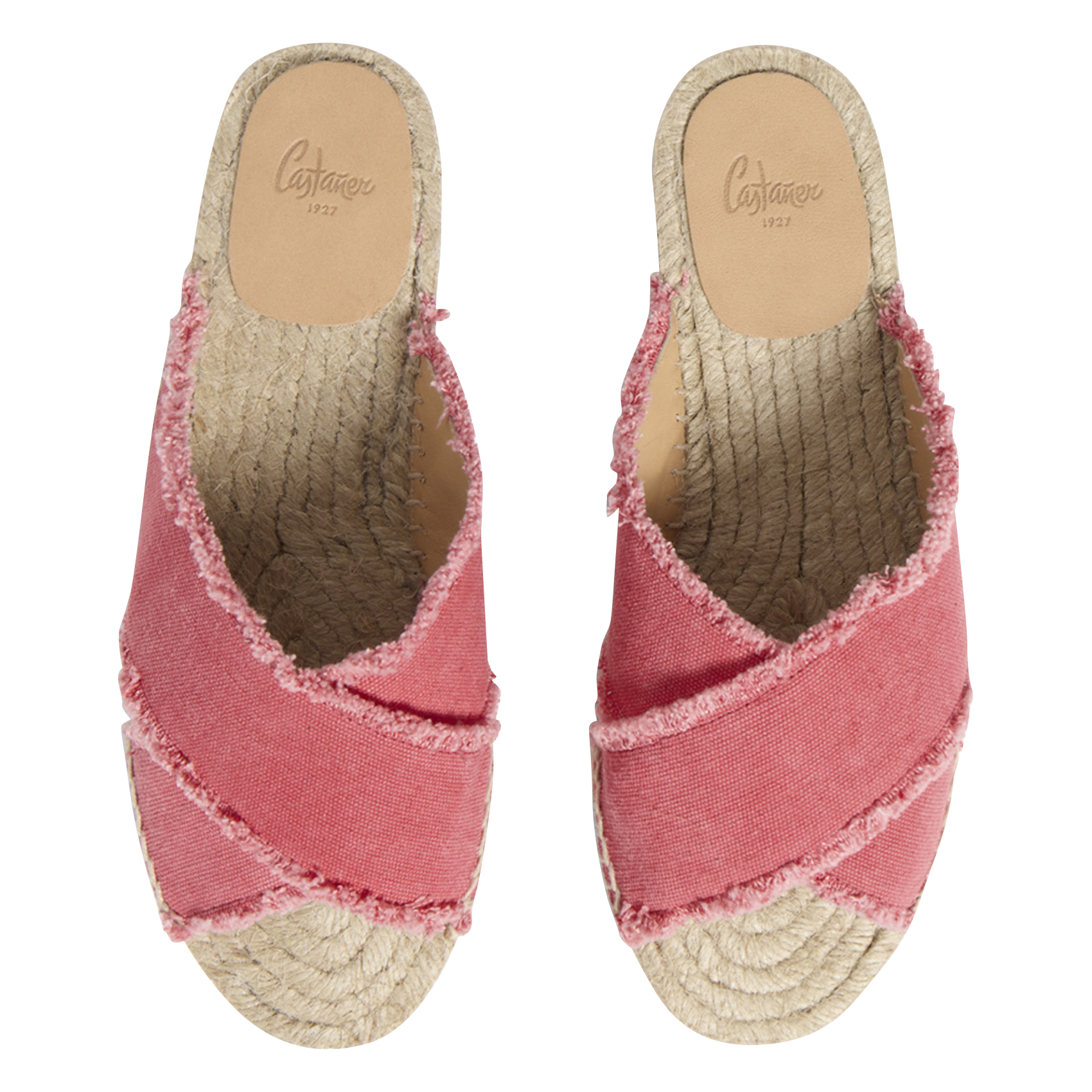 Mules aus Baumwoll-Canvas CASTANER Rosa