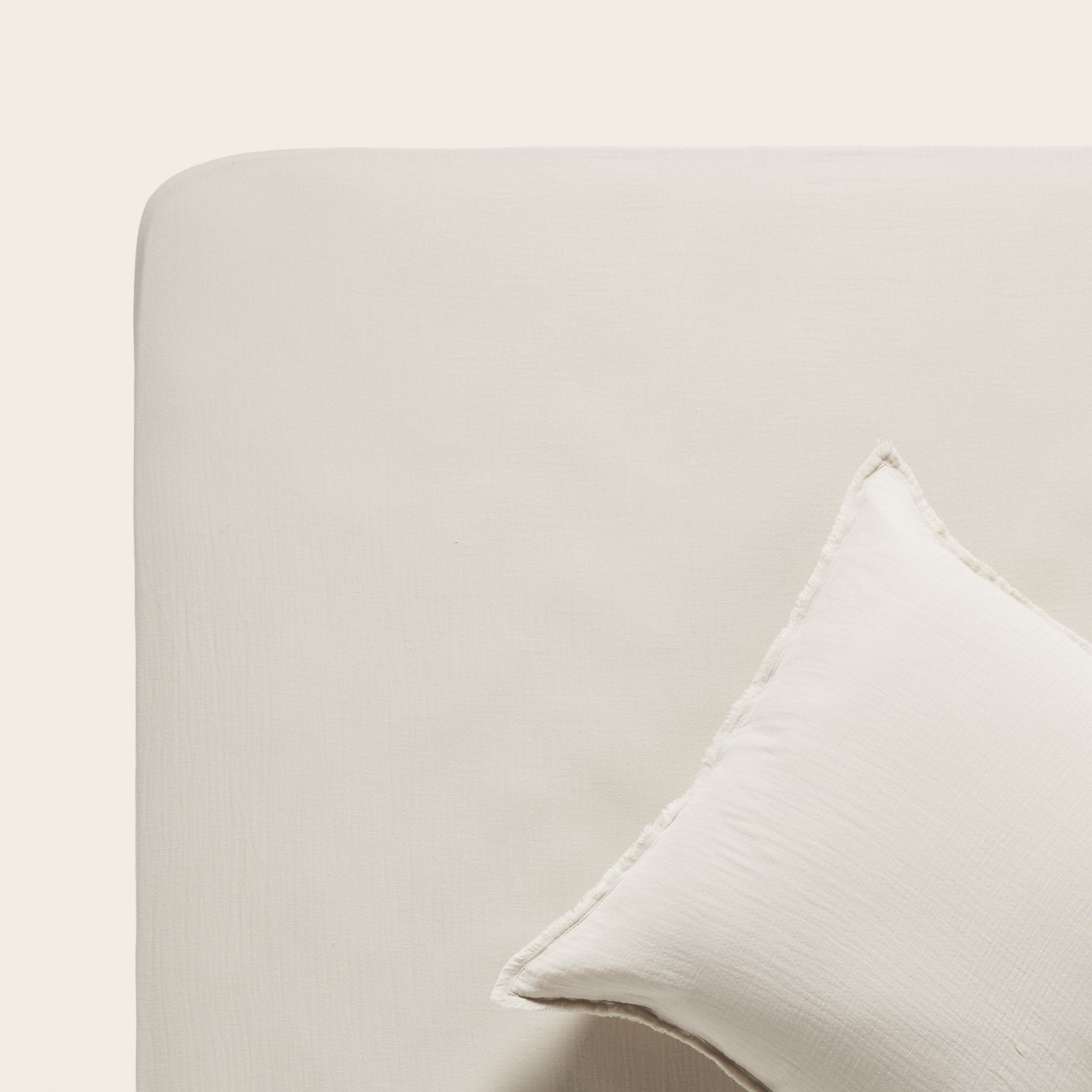 ANOUK - Cotton fitted sheet MADURA Beige