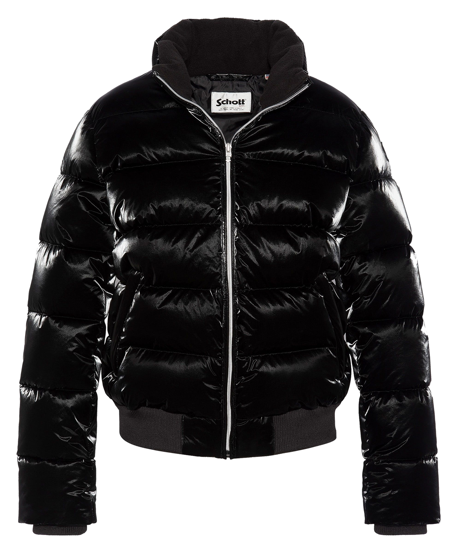 Doudoune effet satiné  SCHOTT Noir