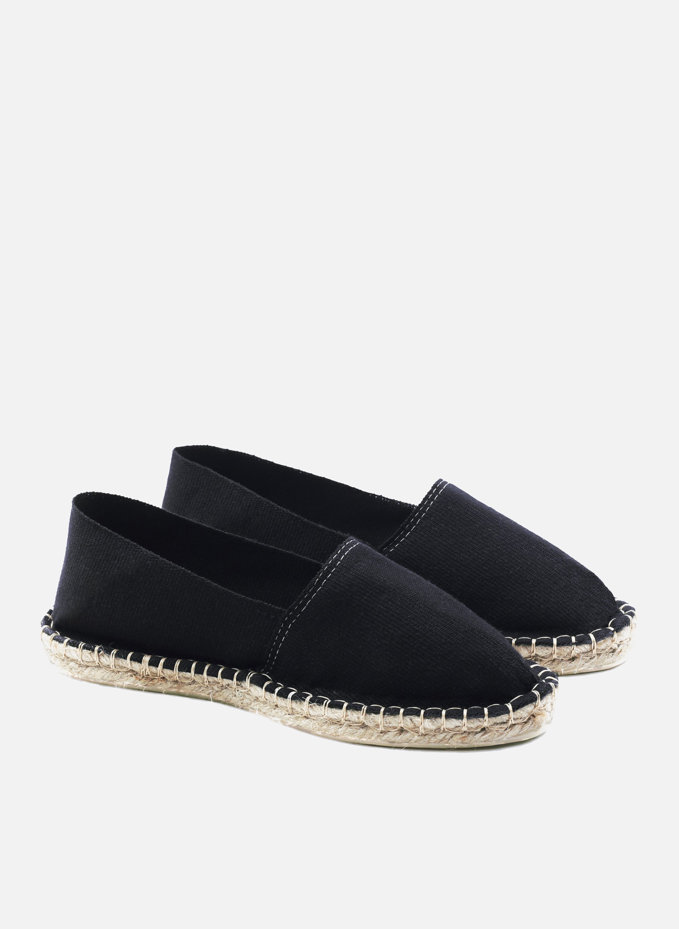 Cotton canvas espadrilles JULES & JENN Black