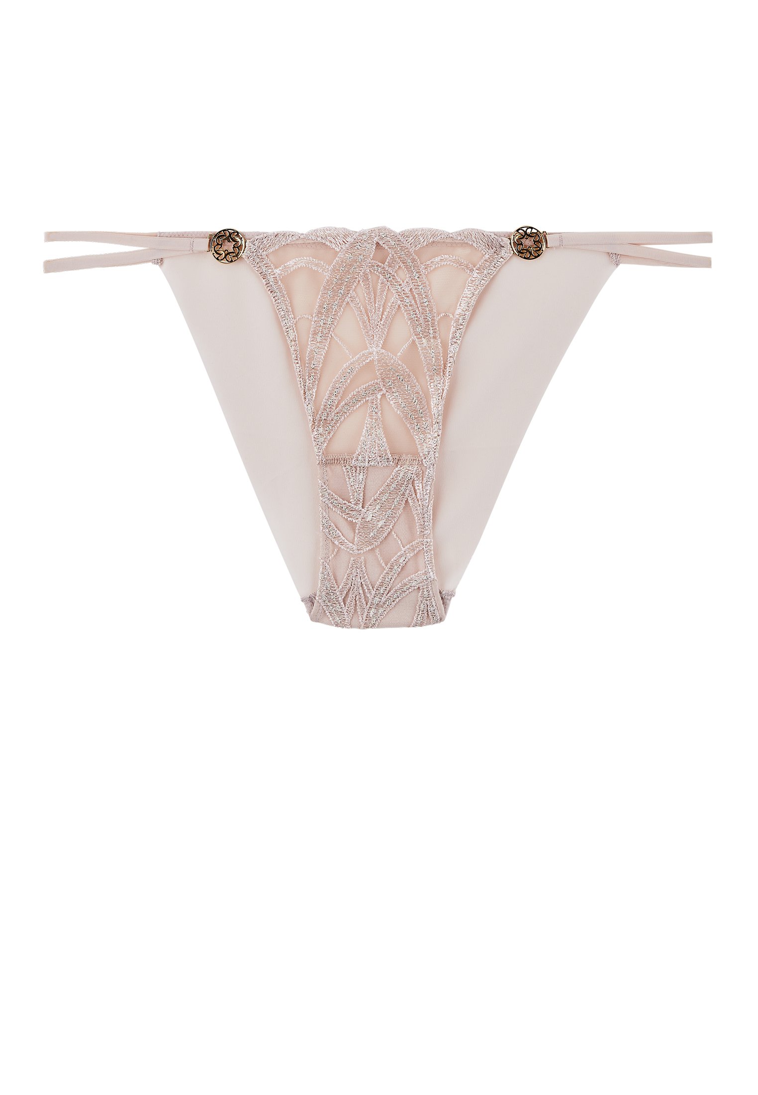 High-cut panties with mini hearts AUBADE Pink