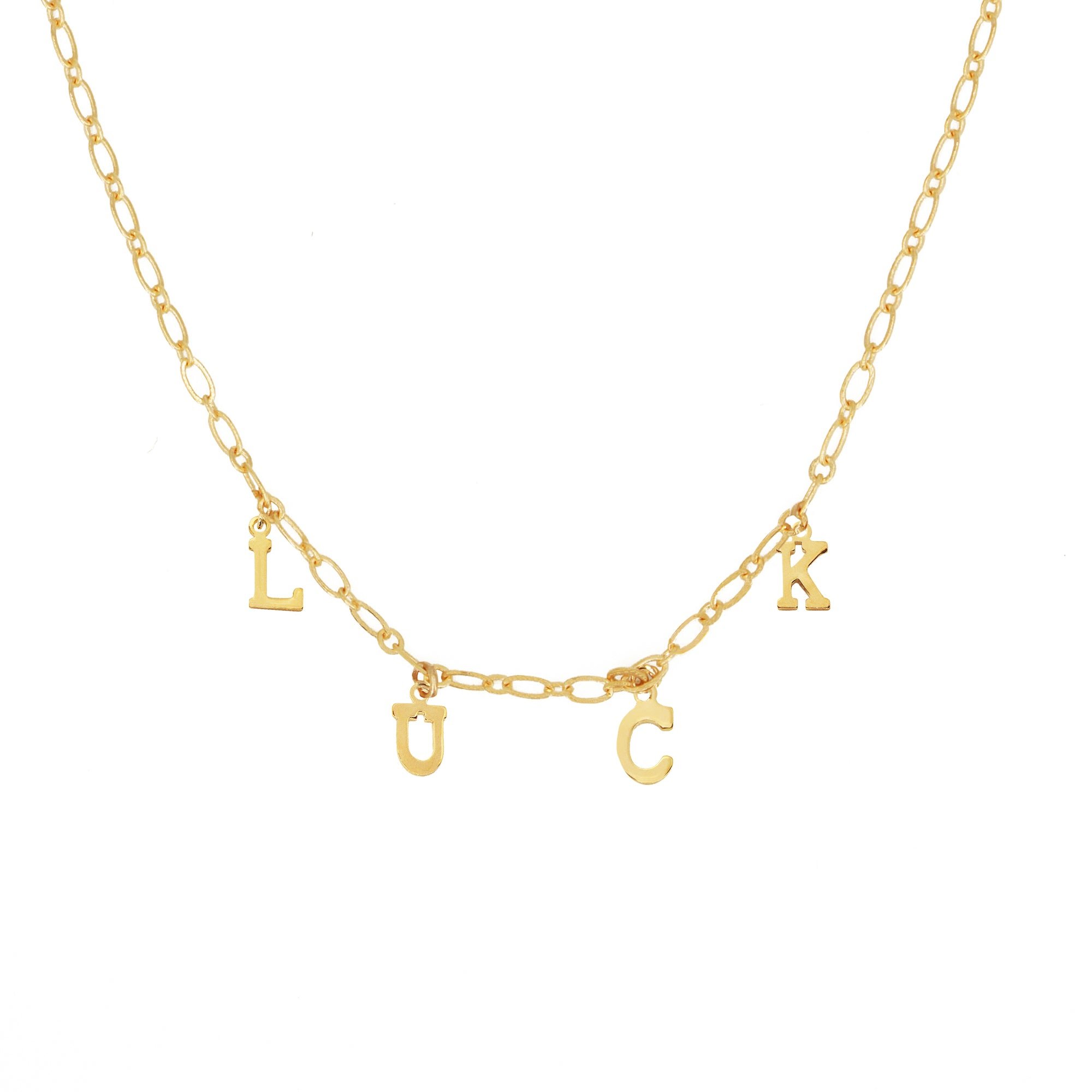 Magic Words Necklace NILAI Golden