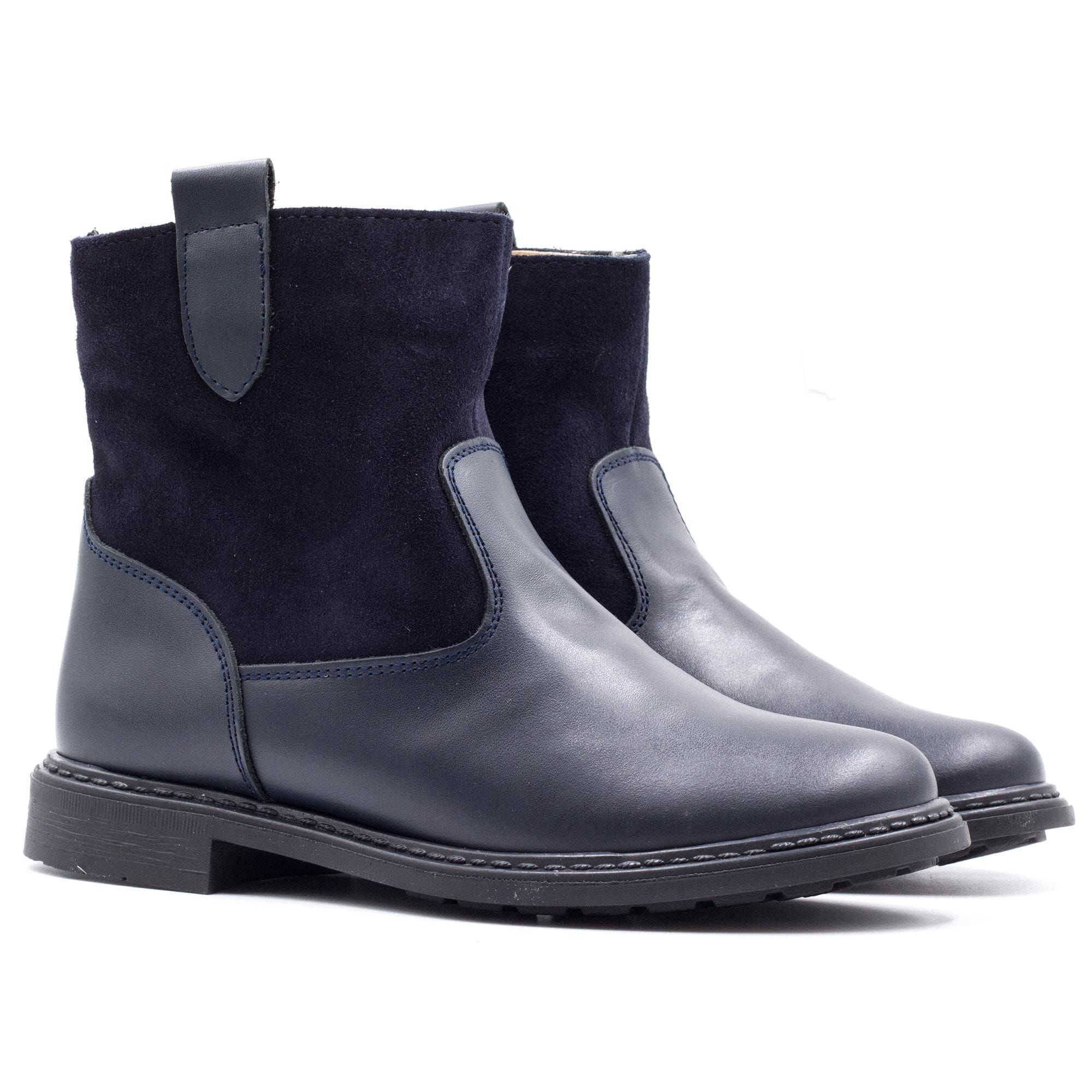 Girl's lined boots Boni & Sidonie Blue