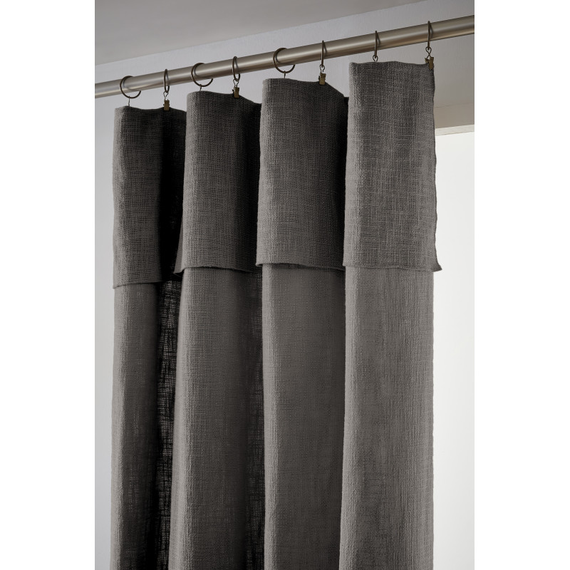 Blackout and Thermal Curtains L'EFFET PAPILLON Grey