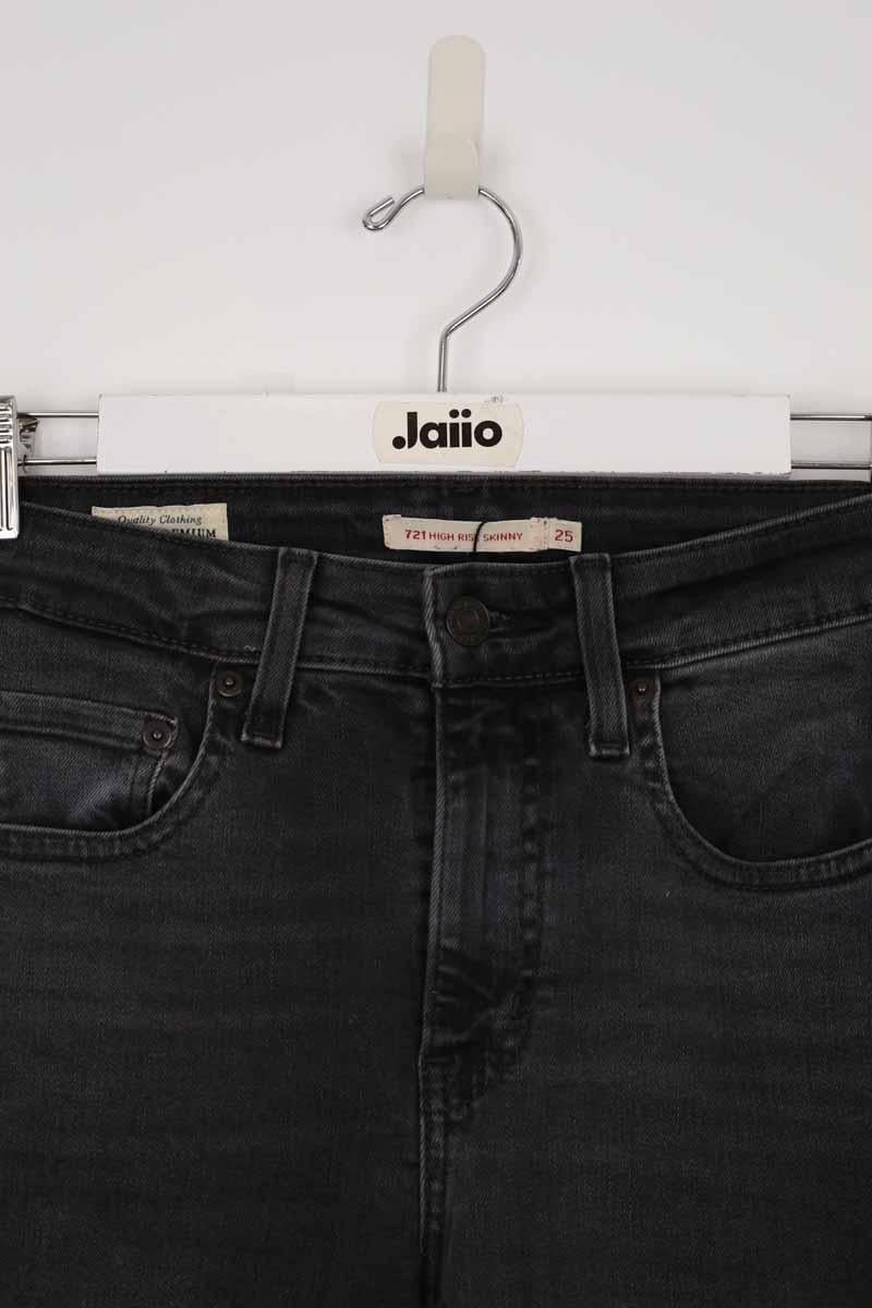 Cotton skinny jeans LEVI'S - Seconde main Black