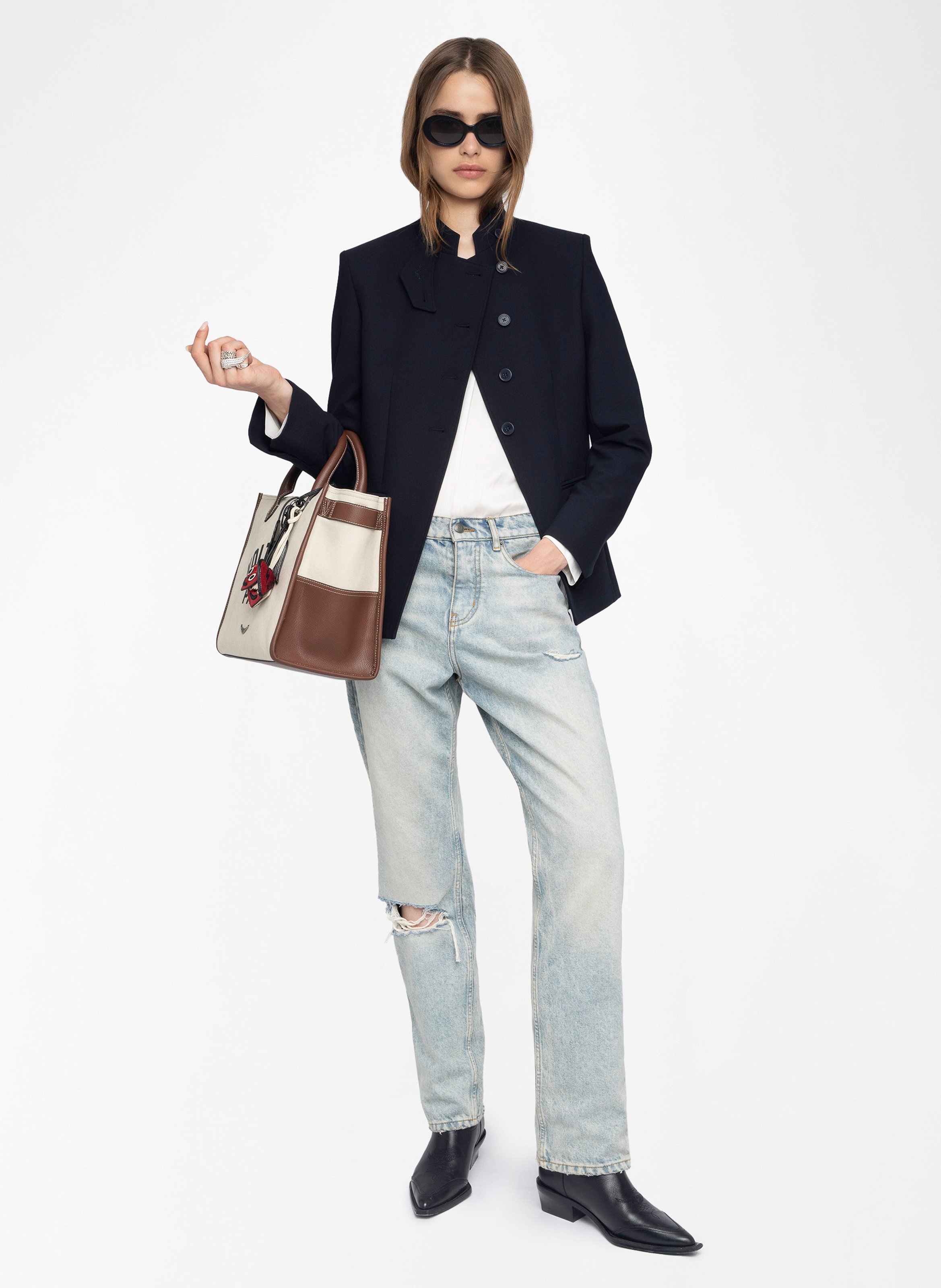 Blazer con collo alto ZADIG&VOLTAIRE Blu