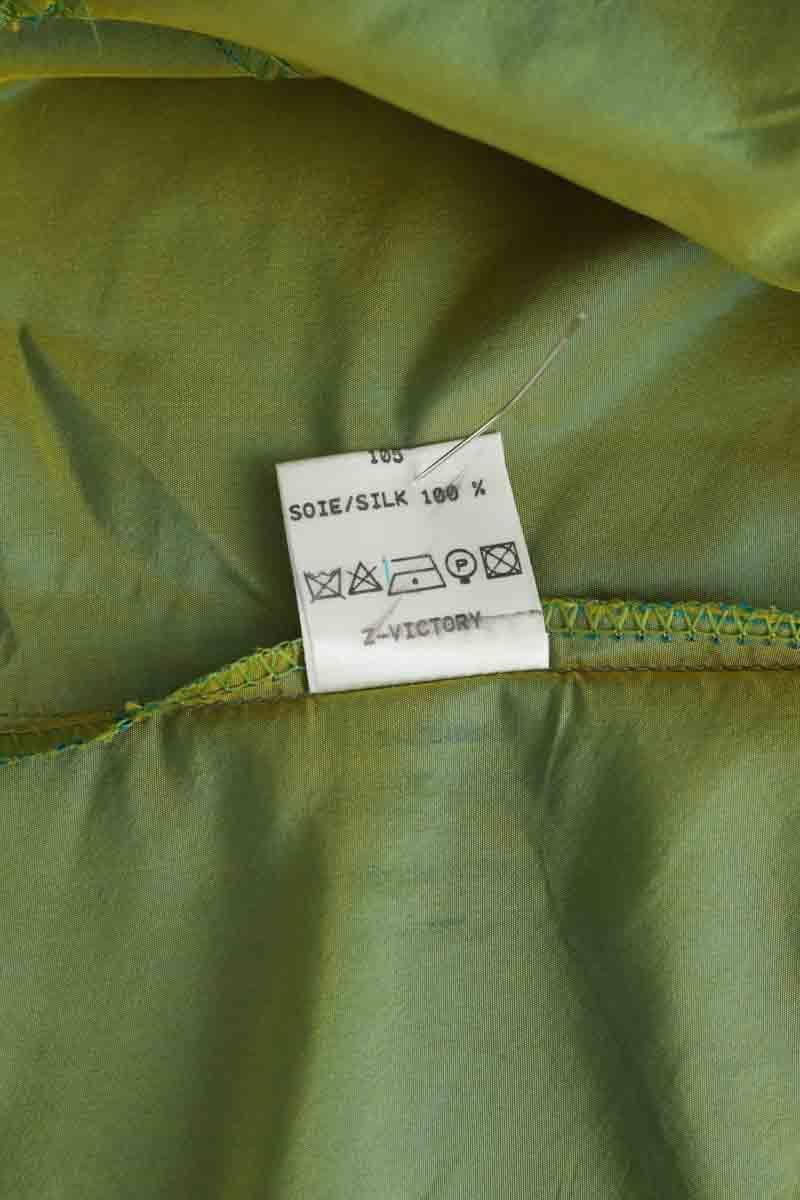 Sleeveless silk top TARA JARMON - Seconde Main Green