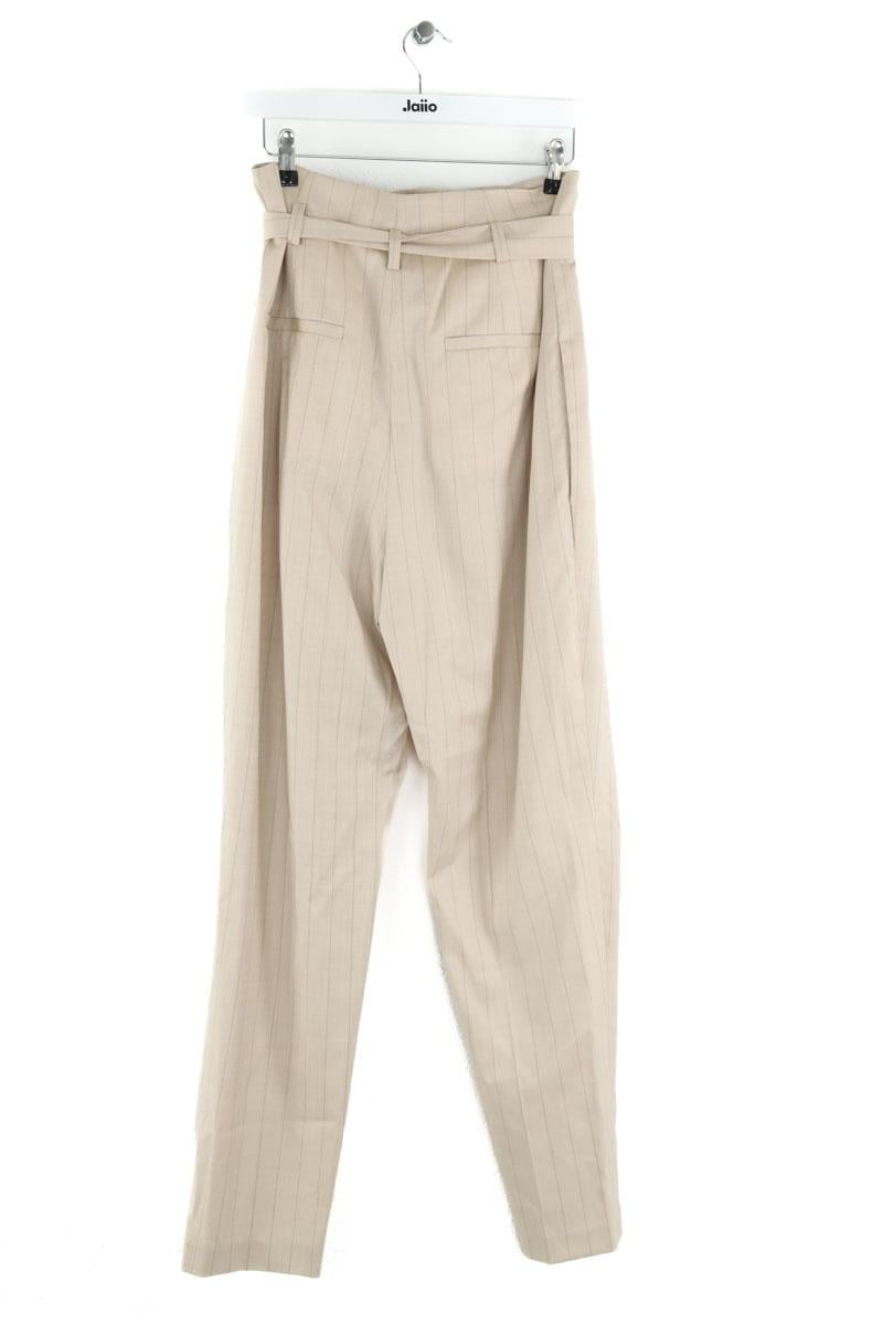 Bandol straight woollen trousers IRO - Seconde Main Beige