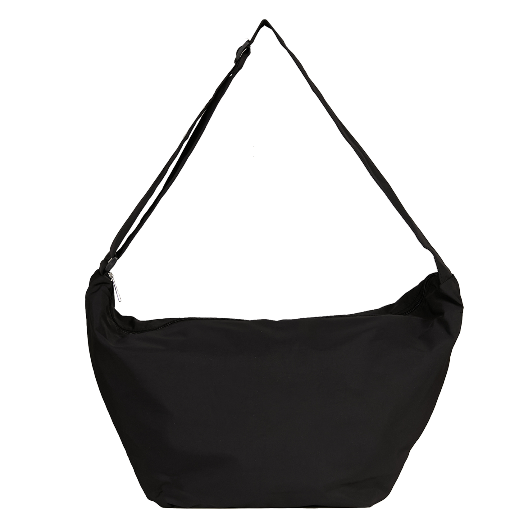 Imitatieleren schoudertas PIECES Zwart