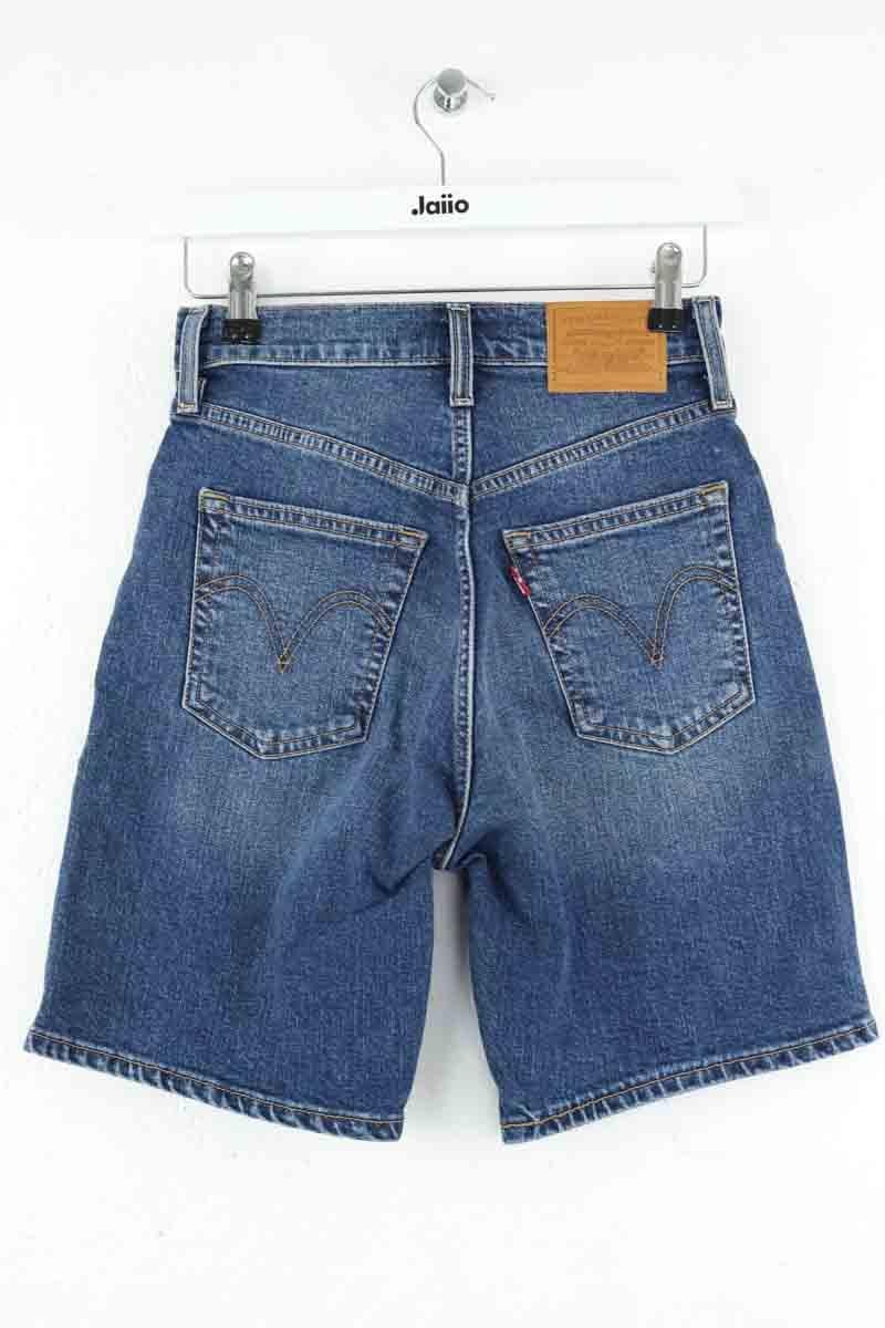 Leather Bermudas LEVI'S - Seconde main Blue