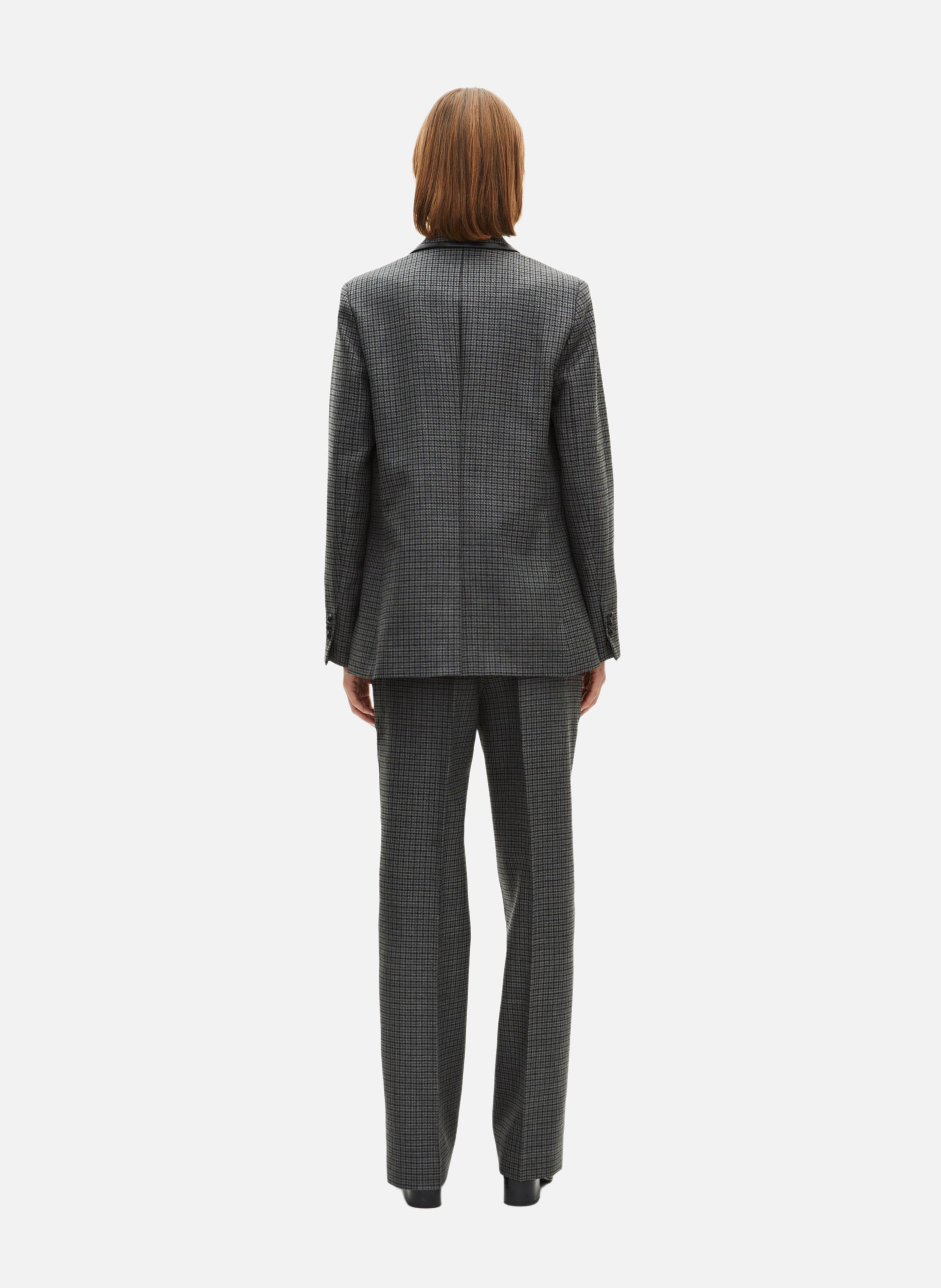Fitted blazer in houndstooth pattern THE KOOPLES Black