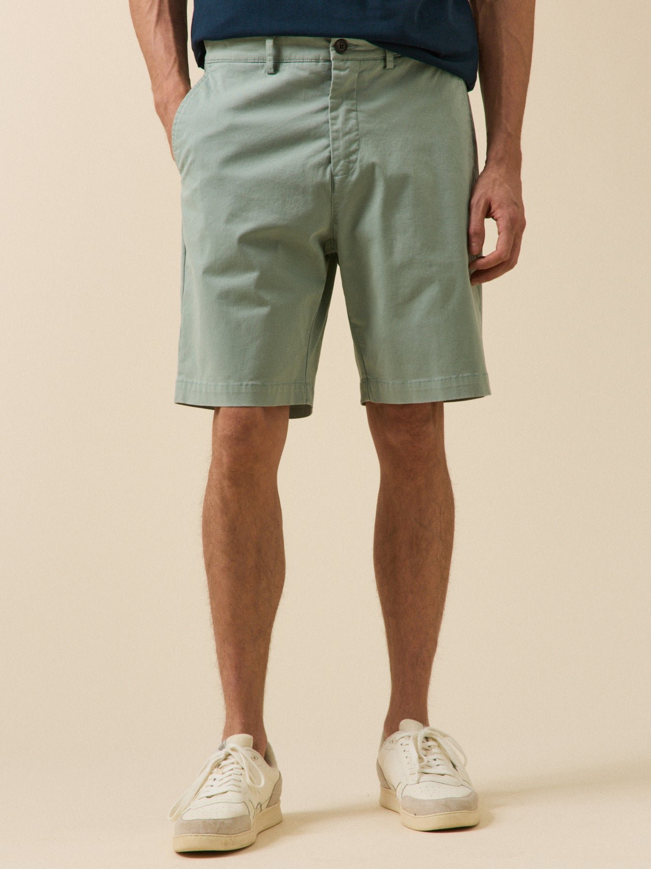 Stretch cotton chino Bermuda shorts CYRILLUS