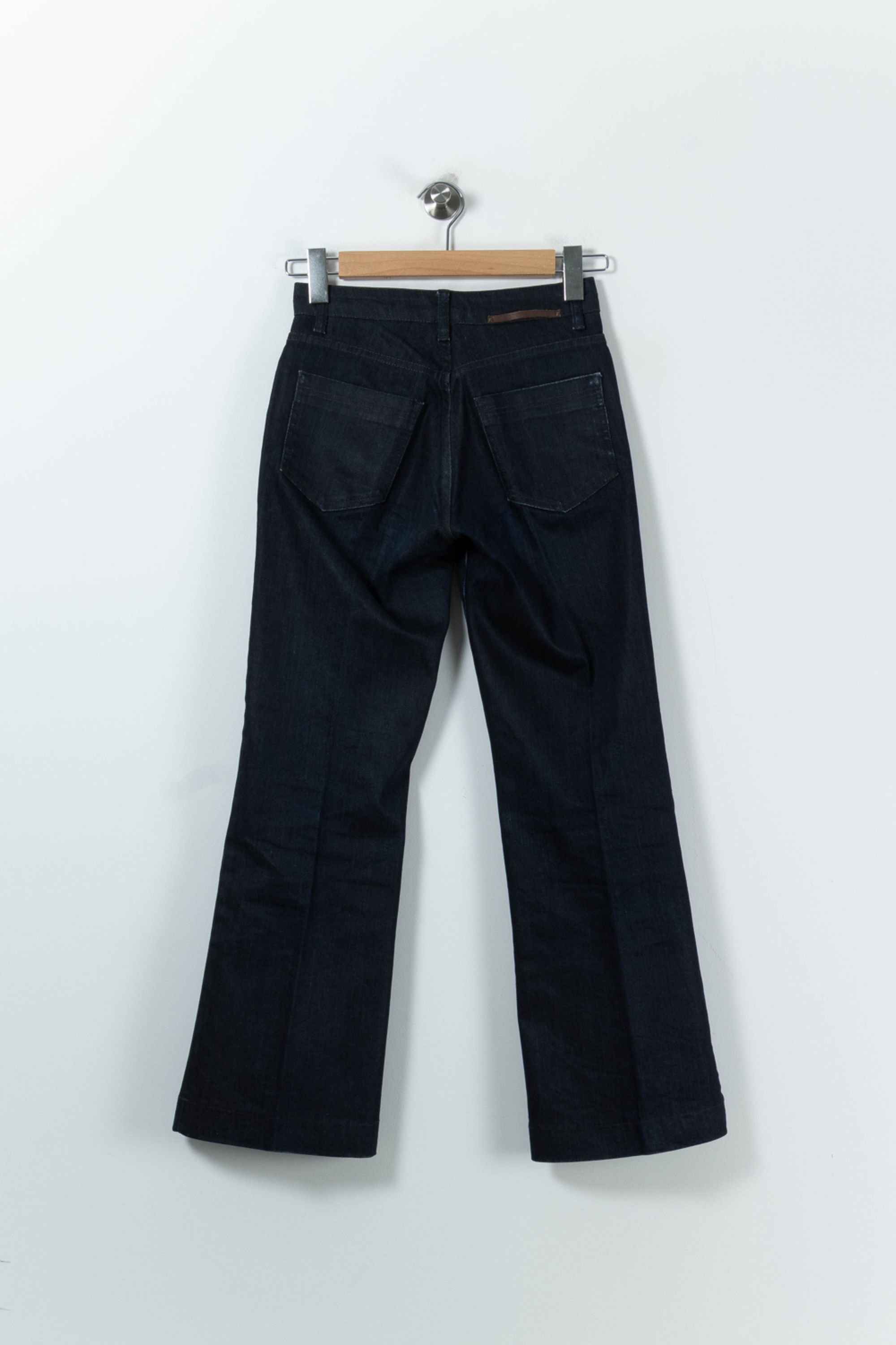 Cropped slim jeans with studs COMPTOIR DES COTONNIERS - Seconde main Blue