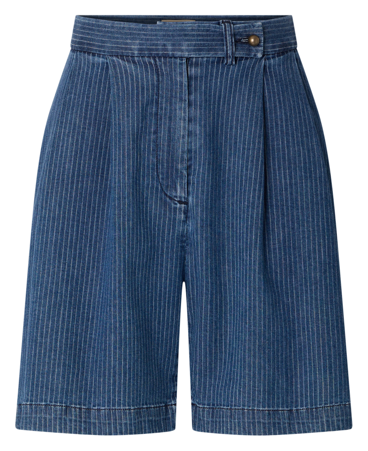 Bermuda in grote maat van gemengd katoen SESSUN Blauw