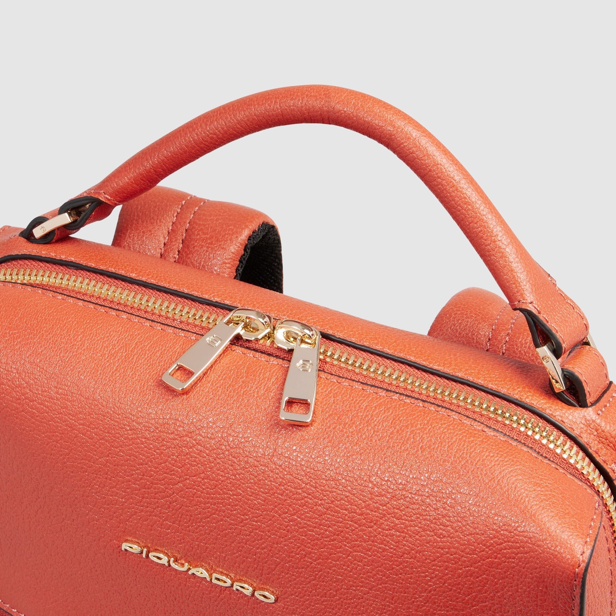 Women's backpack for iPad® with RFID protection PIQUADRO Orange