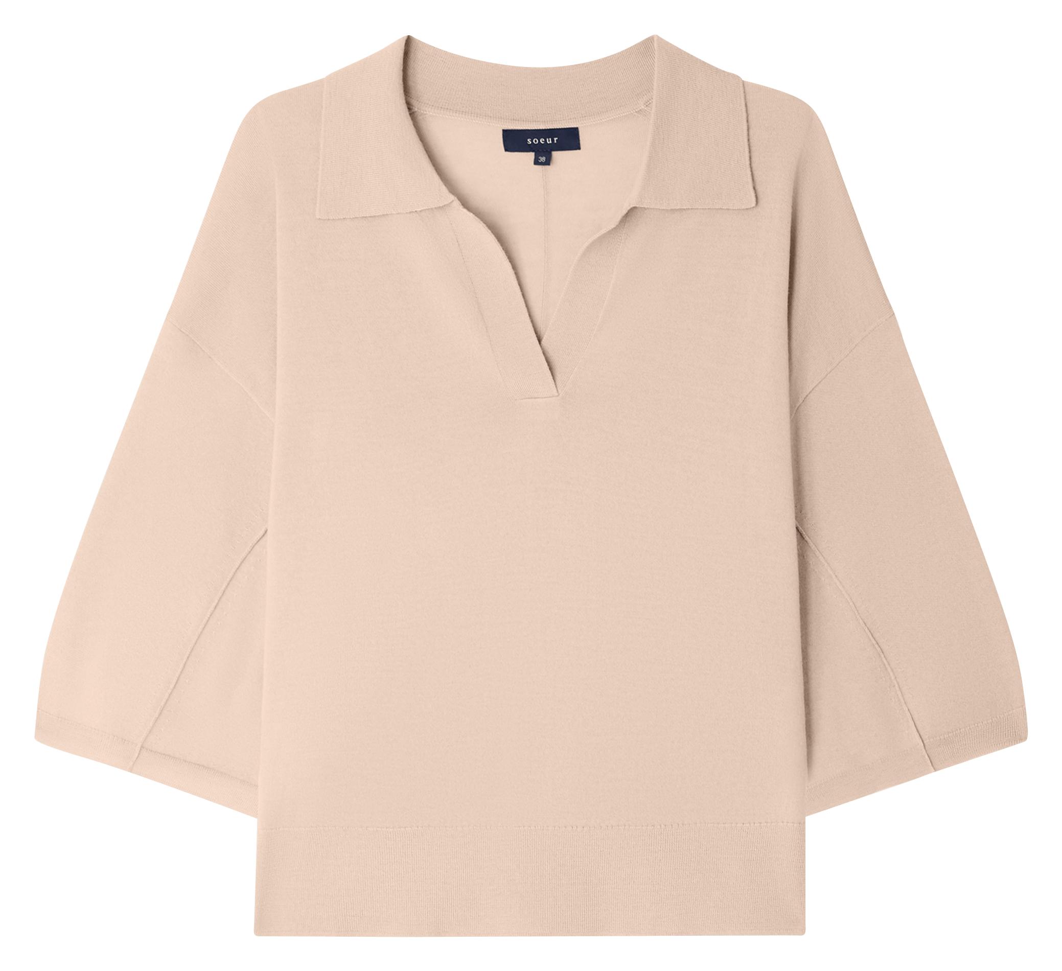 Pull col polo en laine  SOEUR