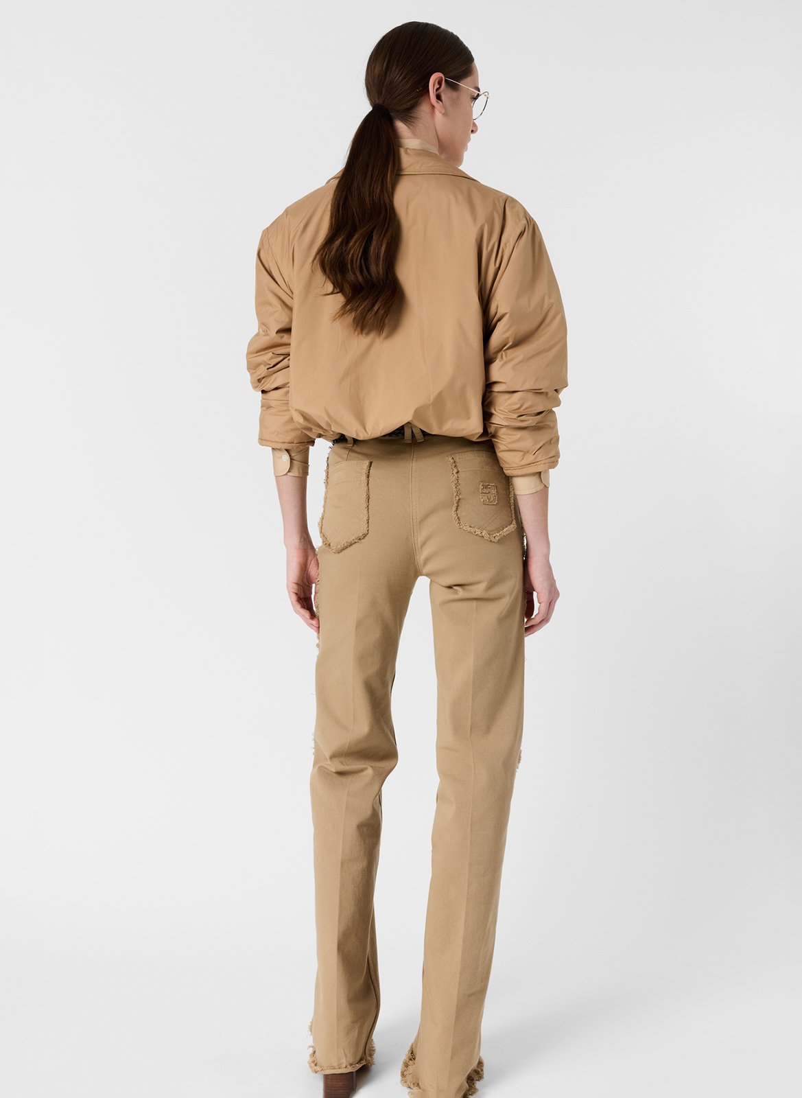 Jacket with classic collar GERARD DAREL Beige