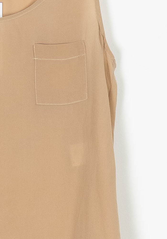 Top & tank top TARA JARMON - Seconde Main Beige