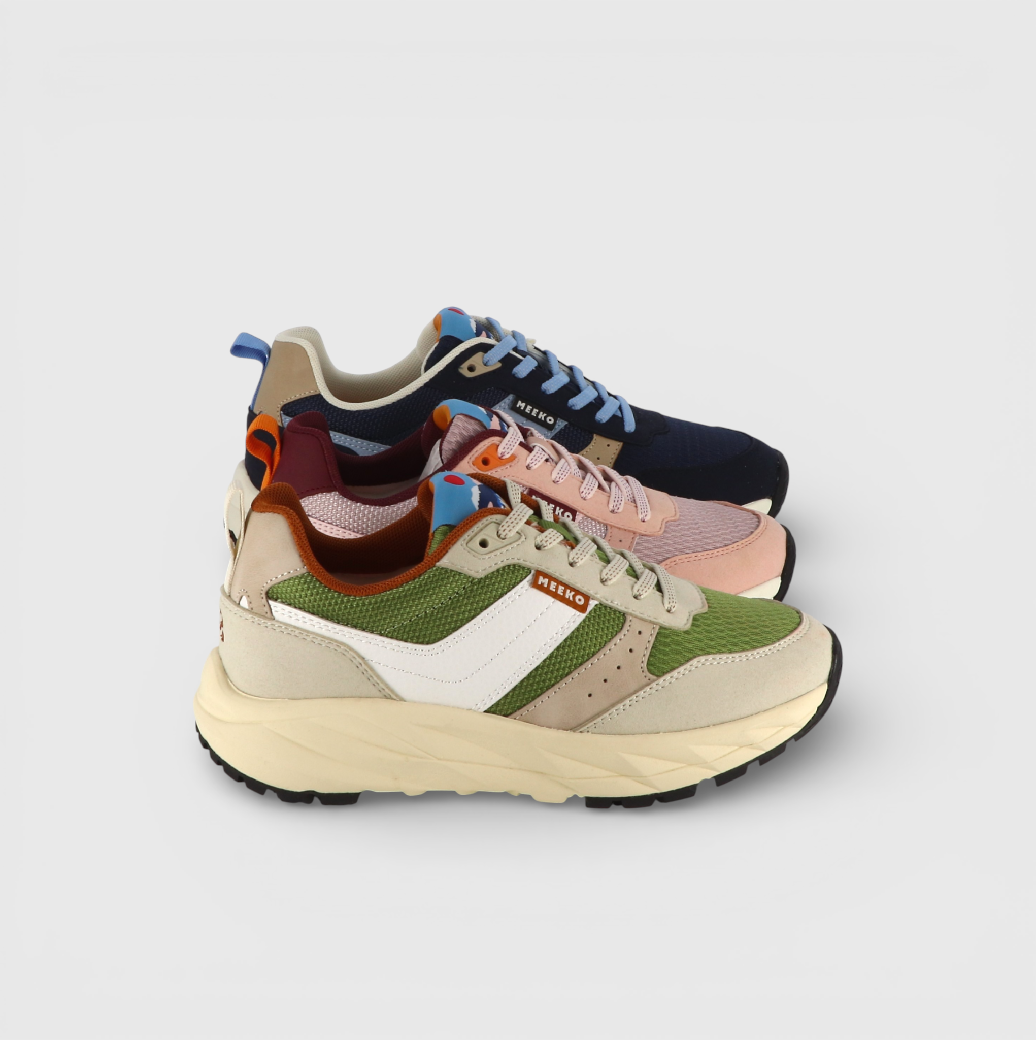 Baskets techniques et durables MEEKO Multicolore