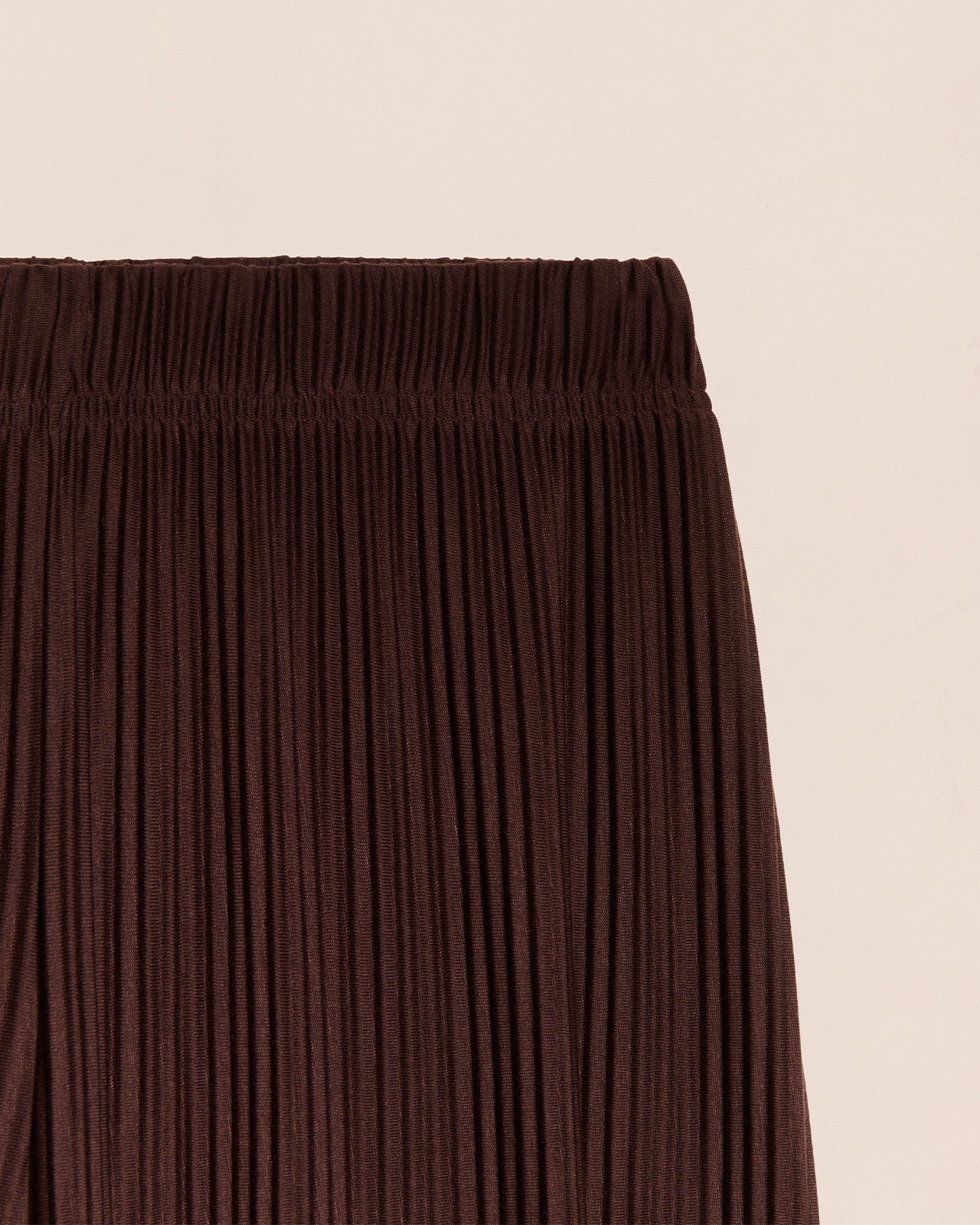 Pantalon large plissé EMOI EMOI Marron
