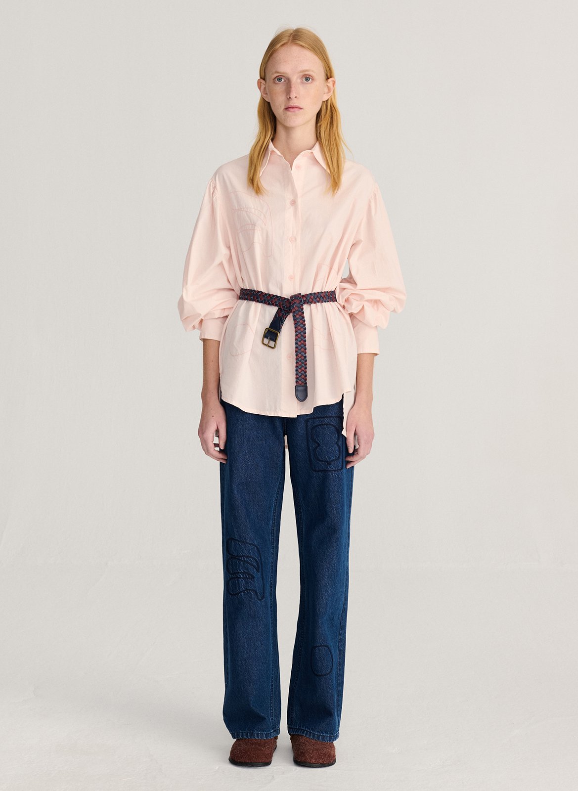 Loose-fit organic cotton shirt BOBO CHOSES Pink