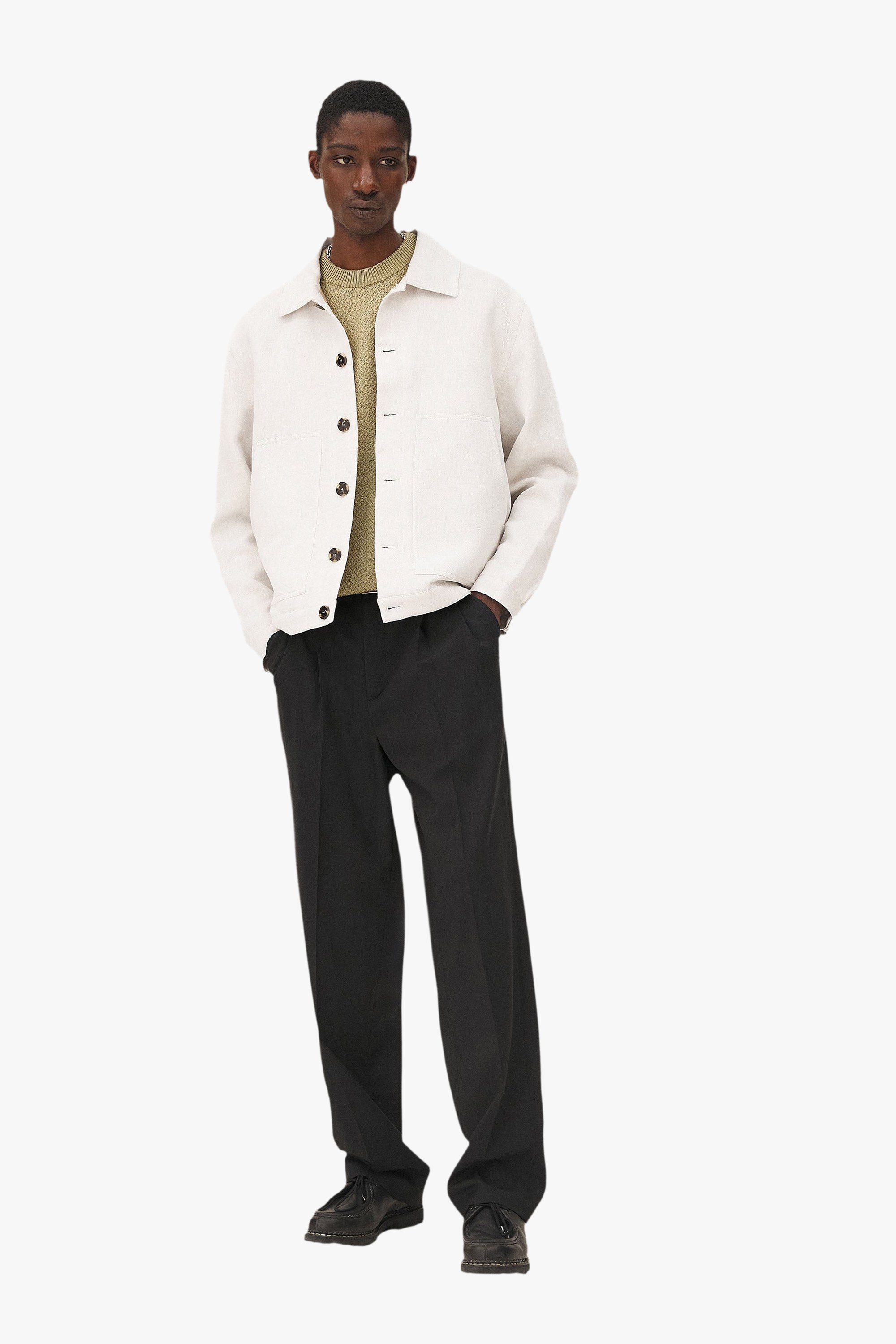 Clyde pleated trousers Noyoco Black