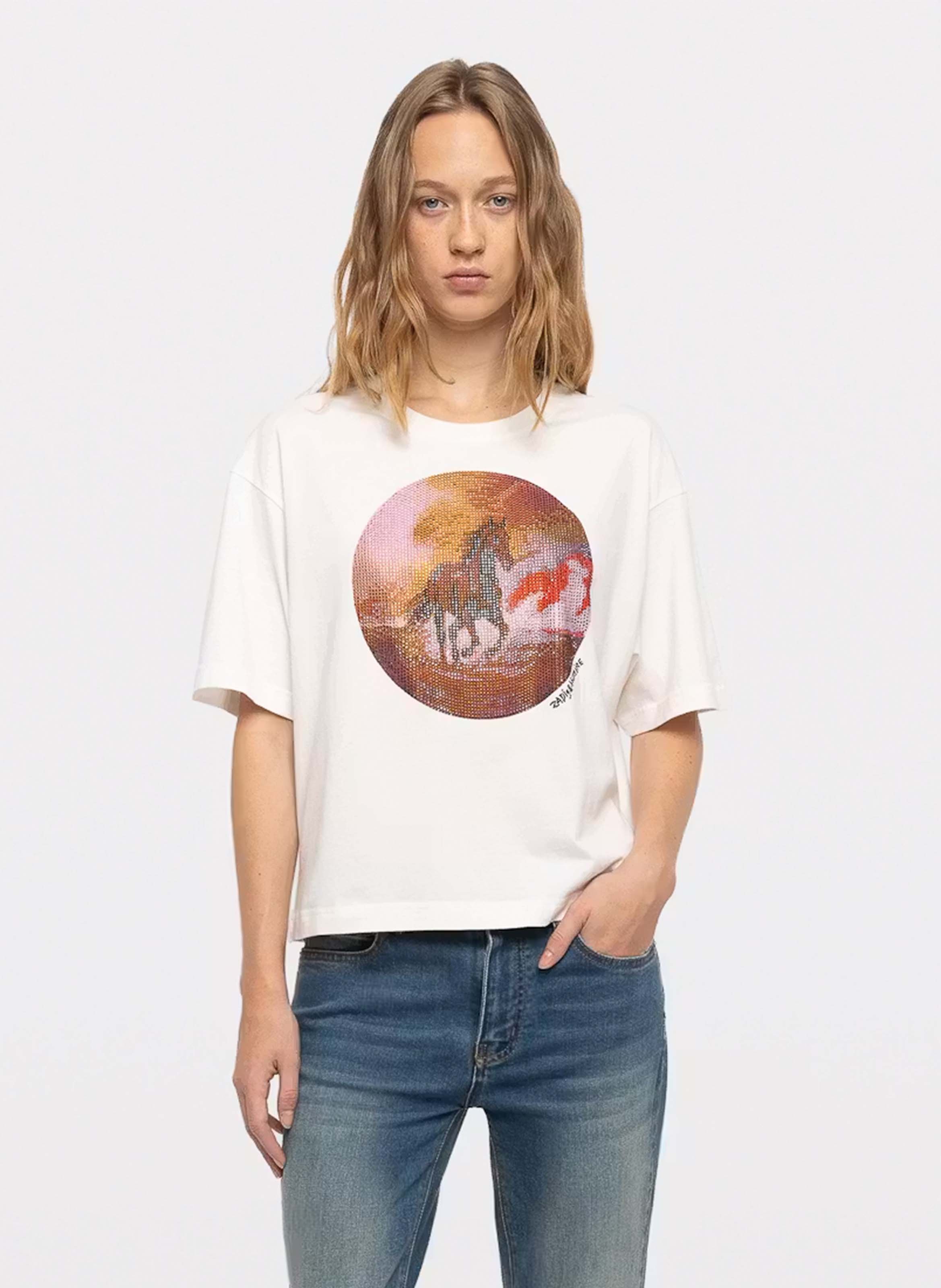 Printed cotton T-shirt ZADIG&VOLTAIRE White