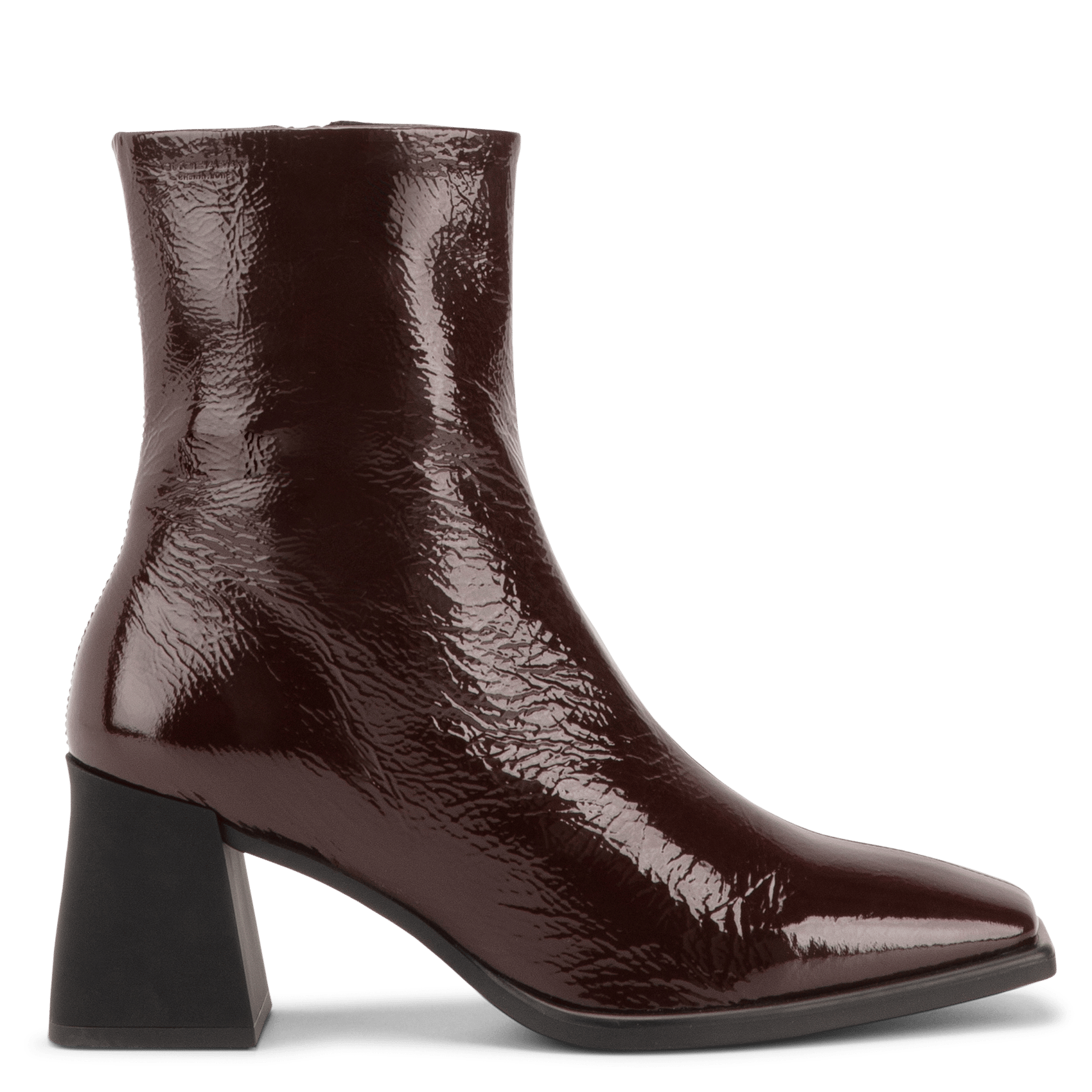 Patent leather ankle boots VAGABOND Brown