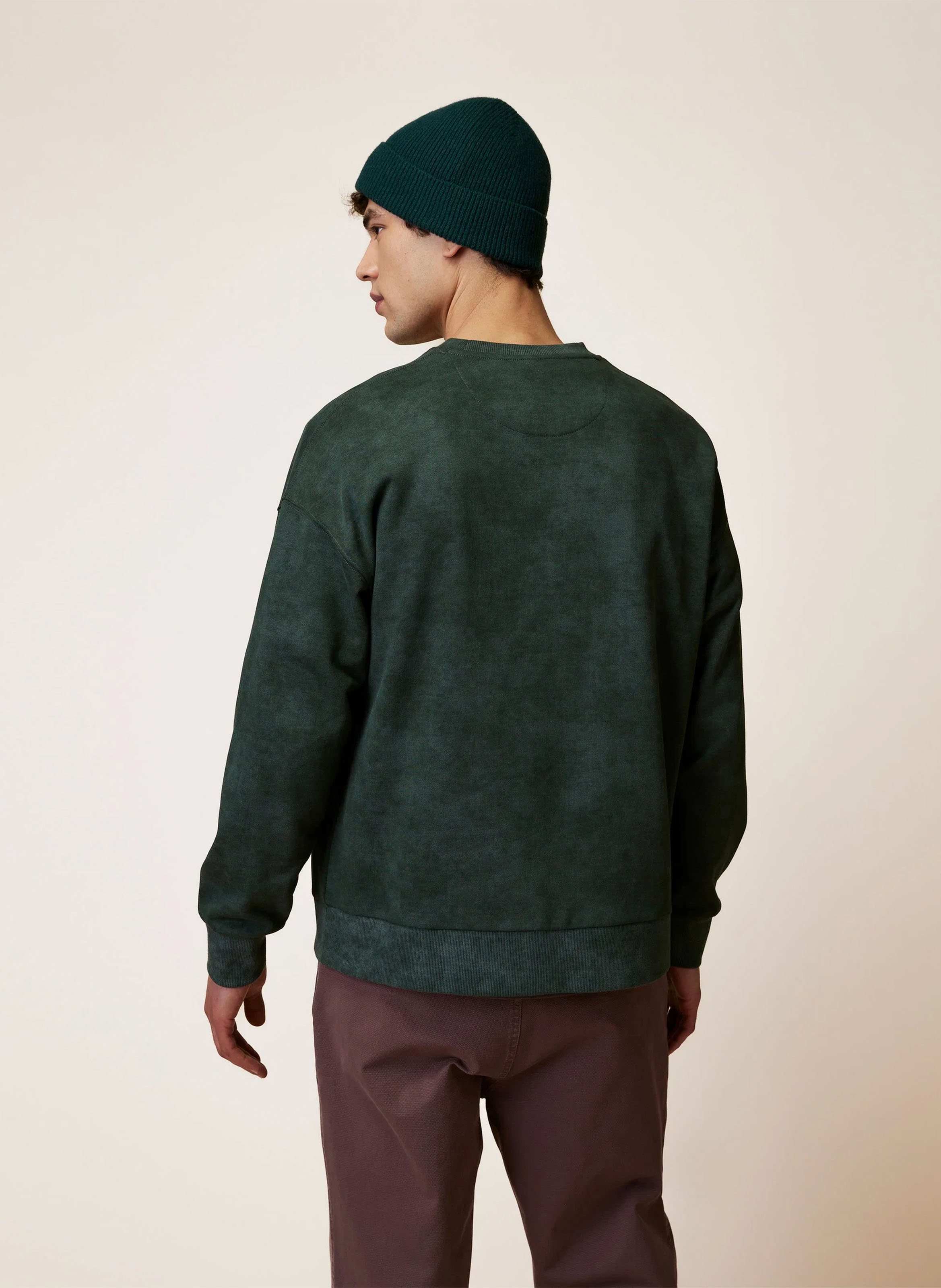 Round-neck sweatshirt FAGUO Green