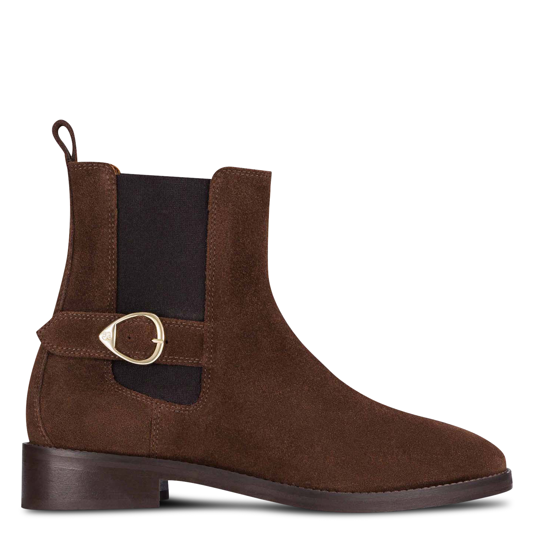 Lederstiefeletten SOCQUE PARIS Braun
