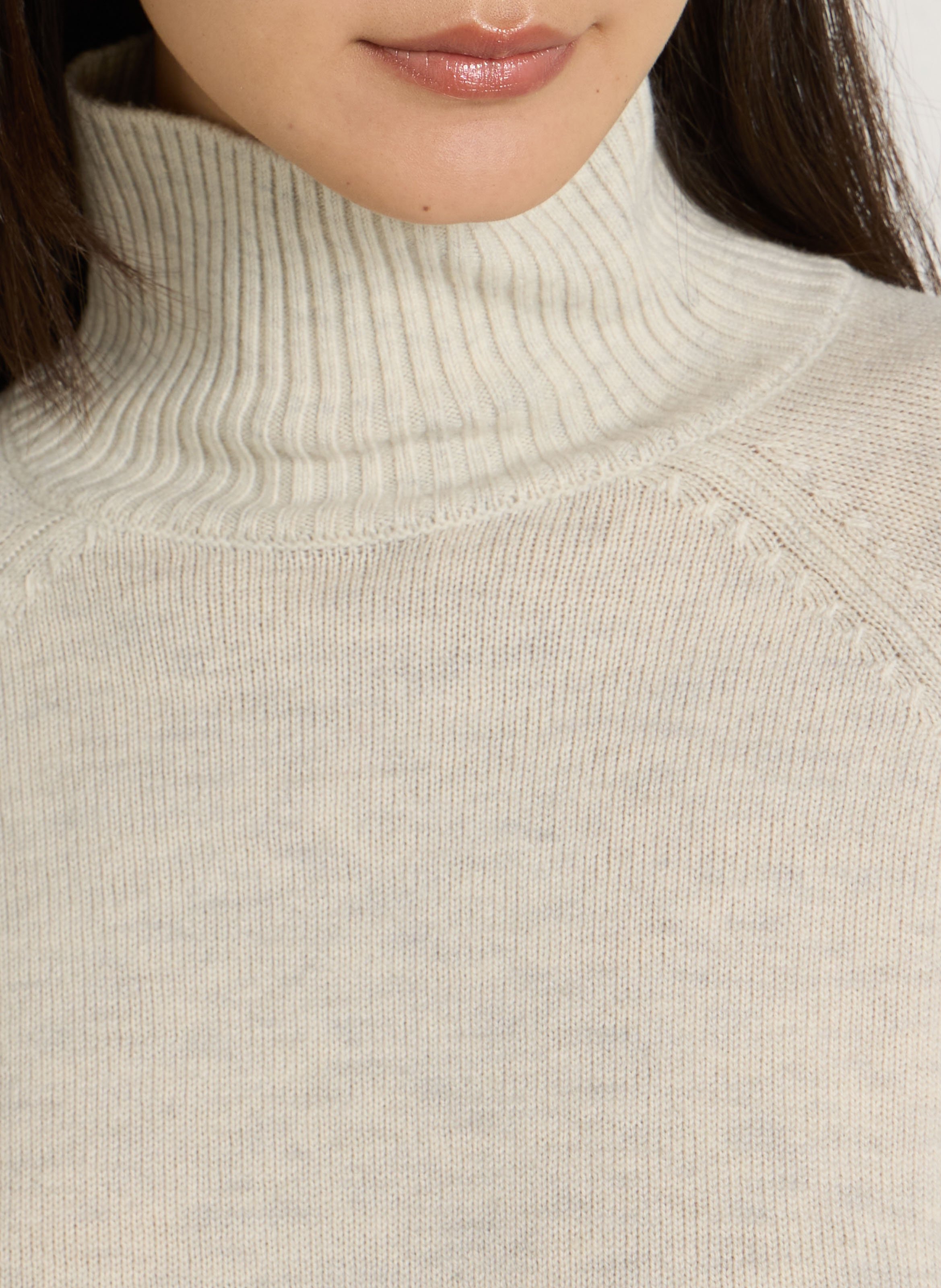 Oversized, wollen trui DES PETITS HAUTS Grijs