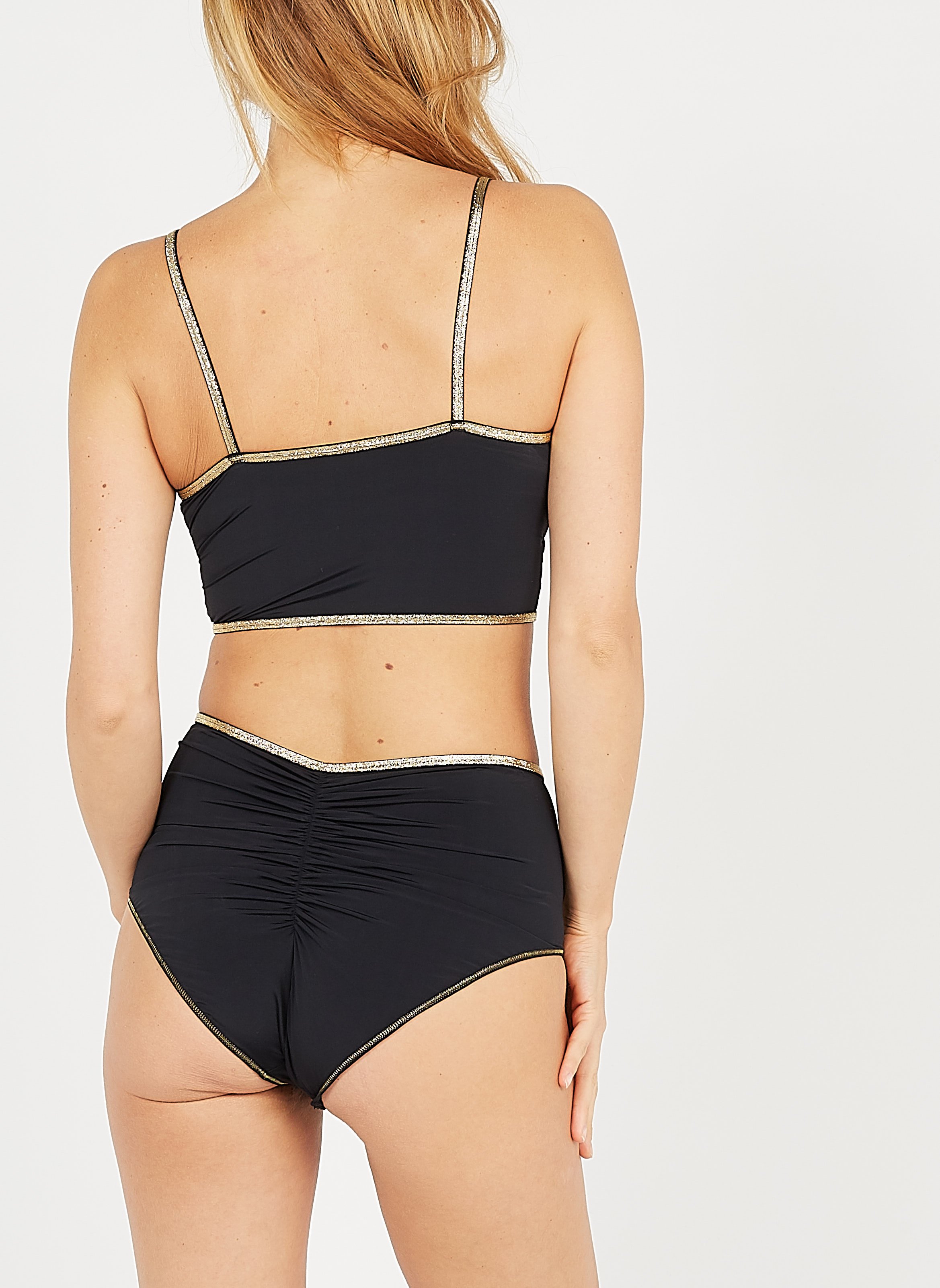 Microfiber bralette LA NOUVELLE Black